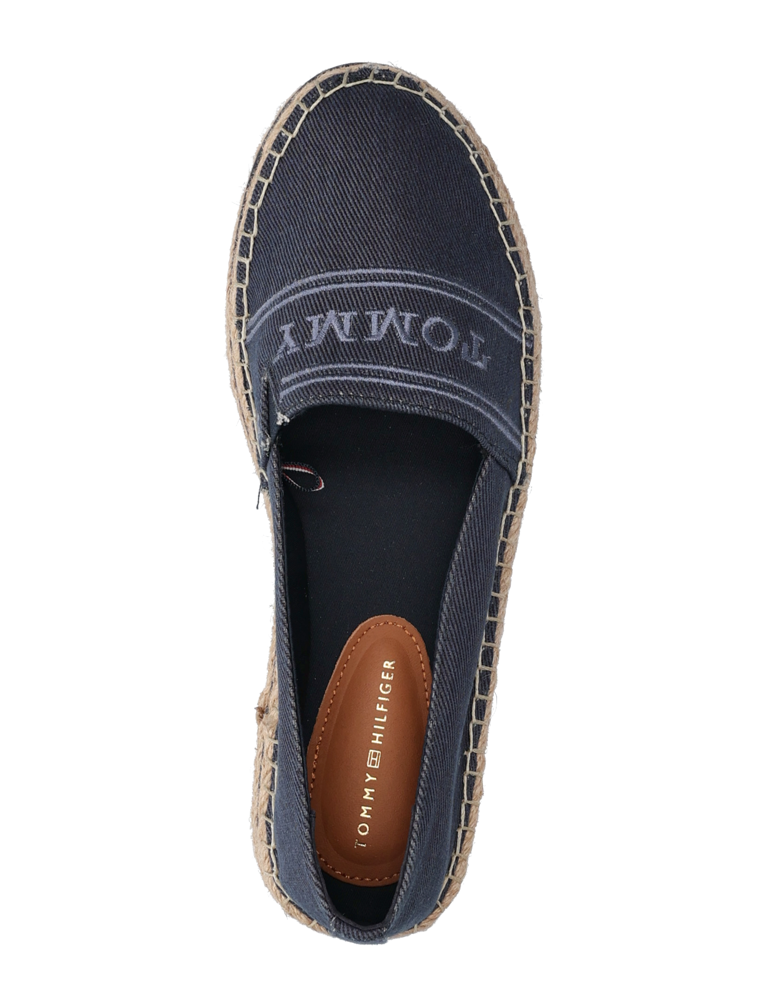Tommy Hilfiger - DENIM PLATFORM ESPADRILLE - space blue - 3