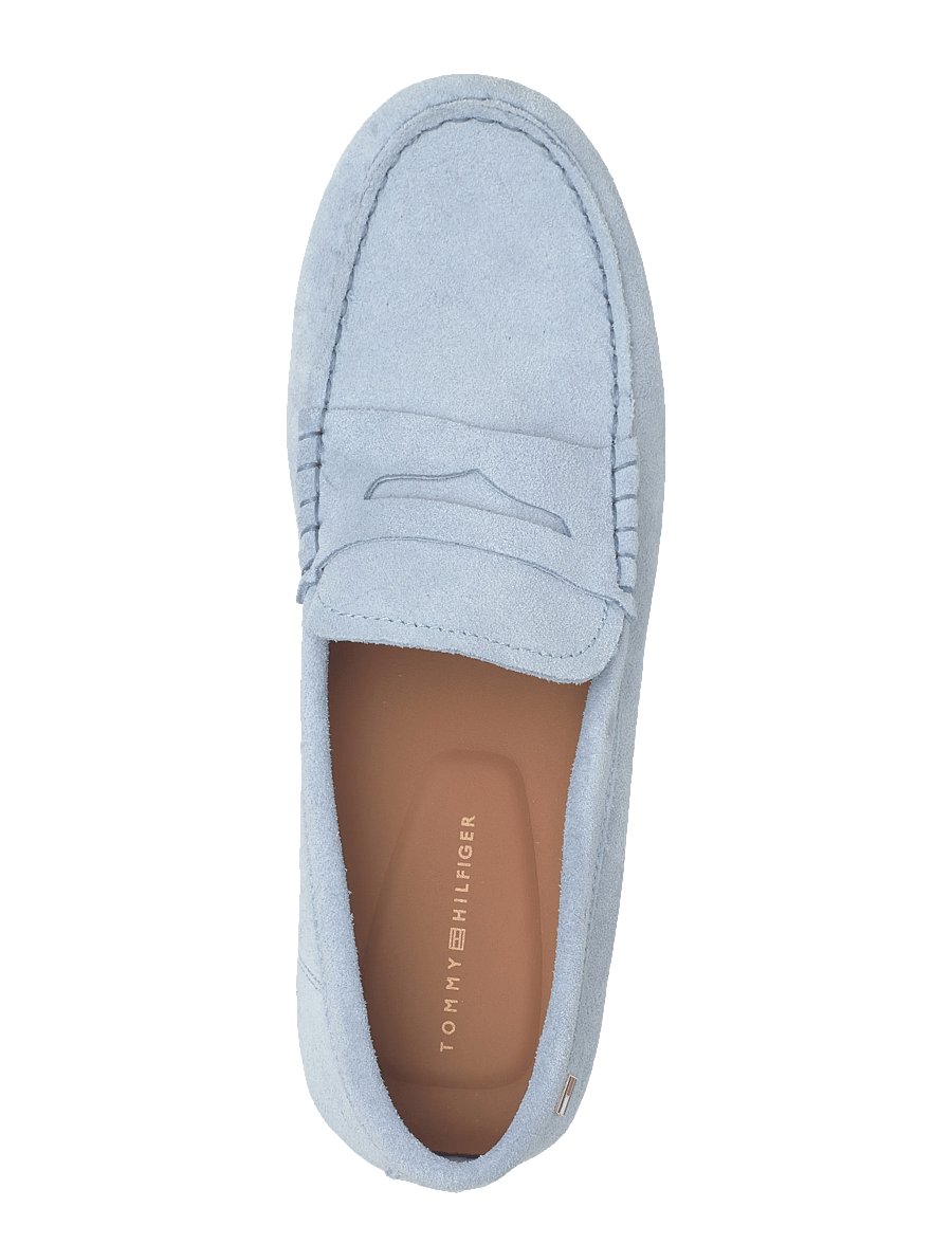 Tommy Hilfiger - FLAG SOFT SUEDE DRIVER LOAFER - modetrends - breezy blue - 3