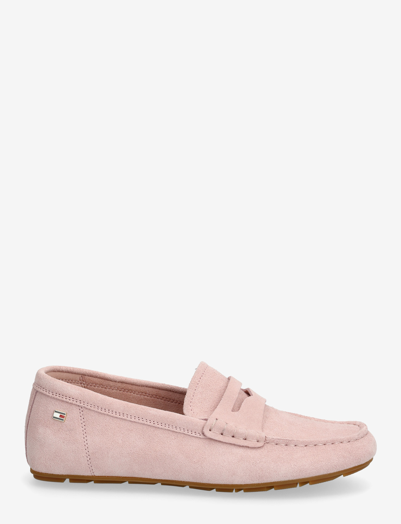 Tommy Hilfiger - FLAG SOFT SUEDE DRIVER LOAFER - mode trends - foggy pink - 1