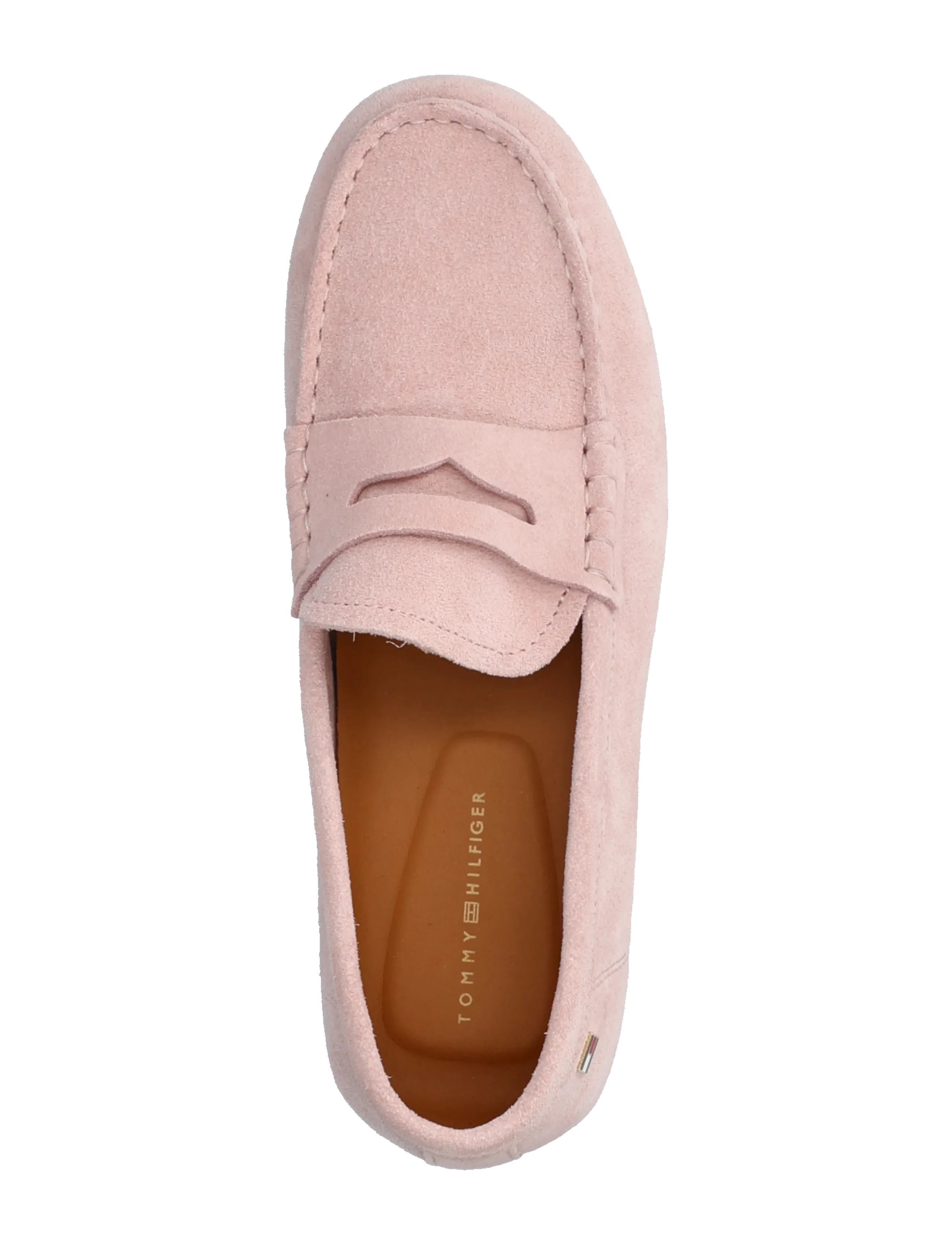 Tommy Hilfiger - FLAG SOFT SUEDE DRIVER LOAFER - mode trends - foggy pink - 3