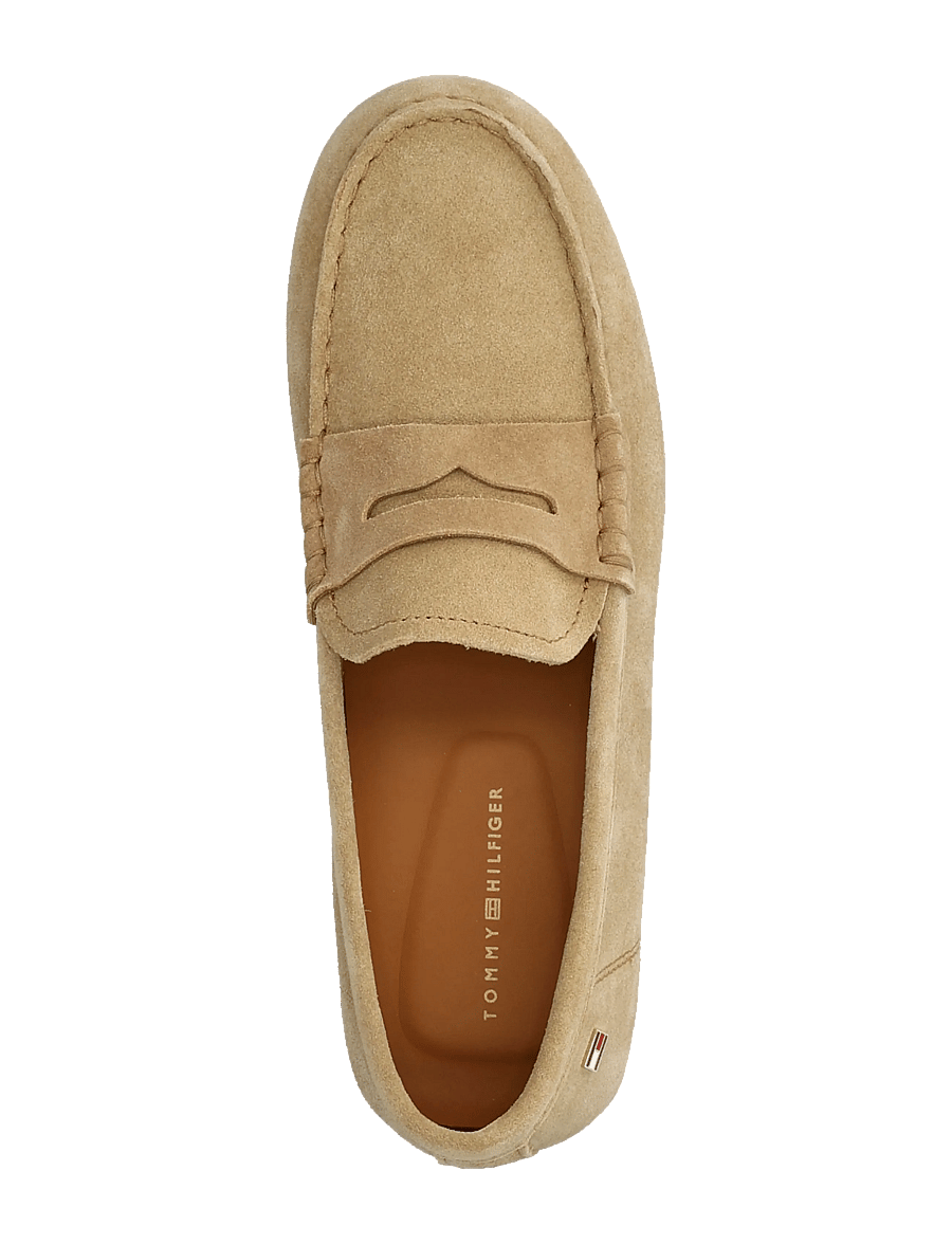 Tommy Hilfiger - FLAG SOFT SUEDE DRIVER LOAFER - modetrends - safari canvas - 3