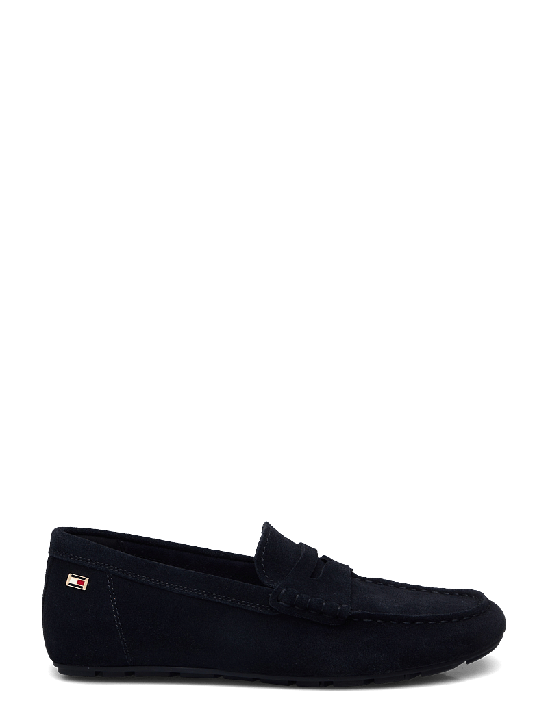 Tommy Hilfiger - FLAG SOFT SUEDE DRIVER LOAFER - modetrends - space blue - 1