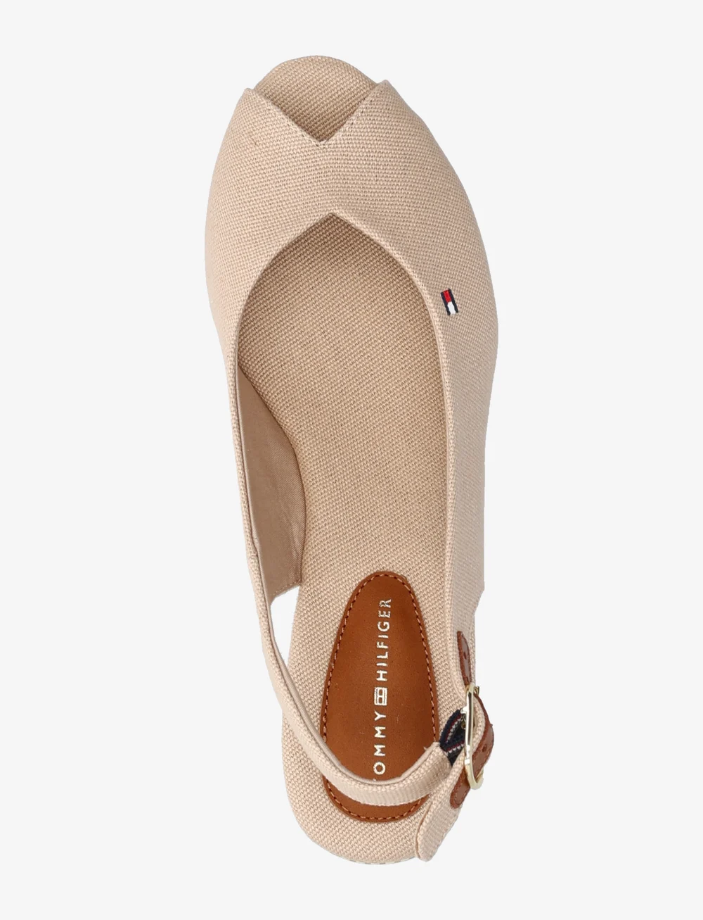 Tommy Hilfiger - FLAG MID WEDGE ESPAD SLINGBACK - espadrilles mit absatz - misty blush - 3