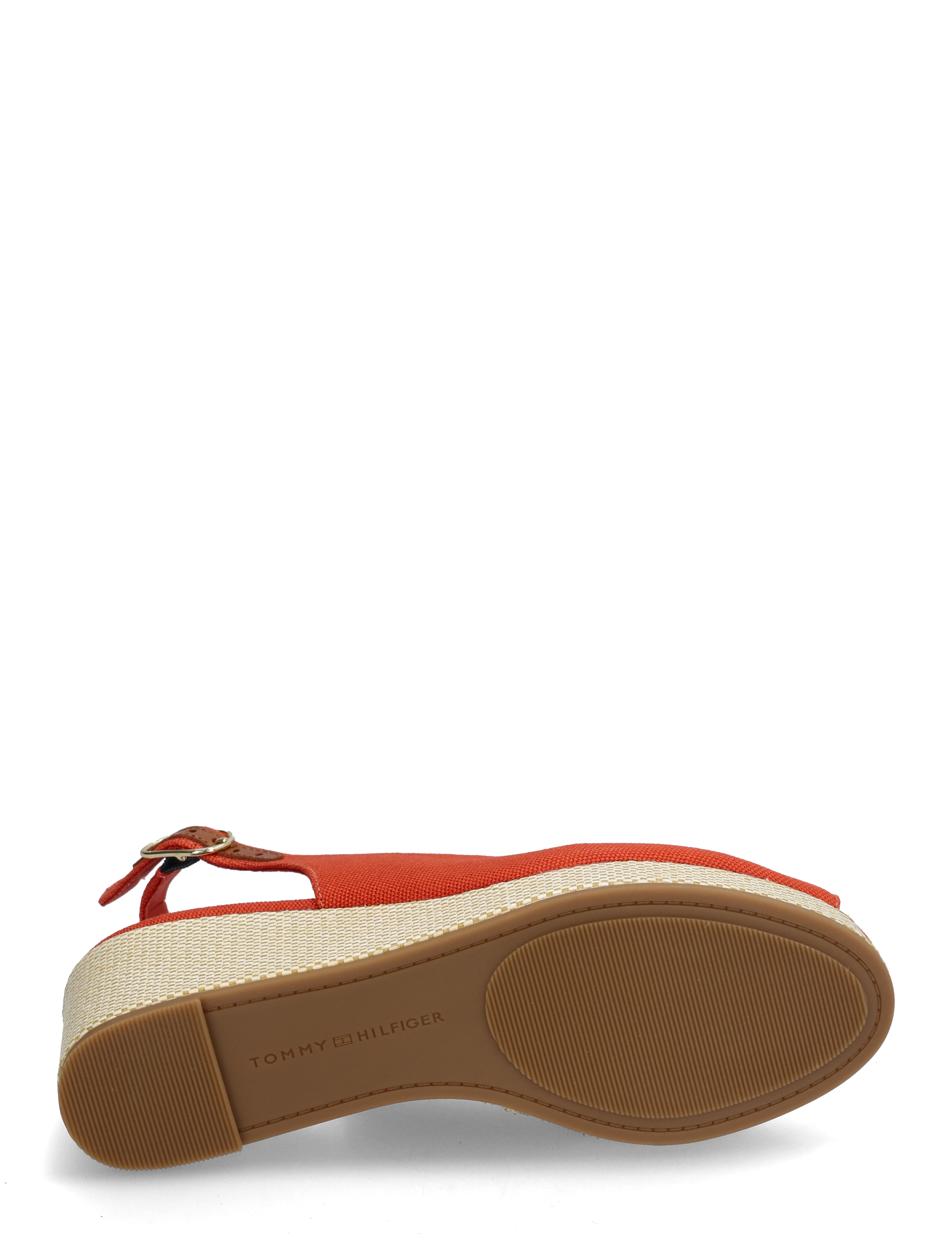 Tommy Hilfiger - FLAG MID WEDGE ESPAD SLINGBACK - rustic clay - 4