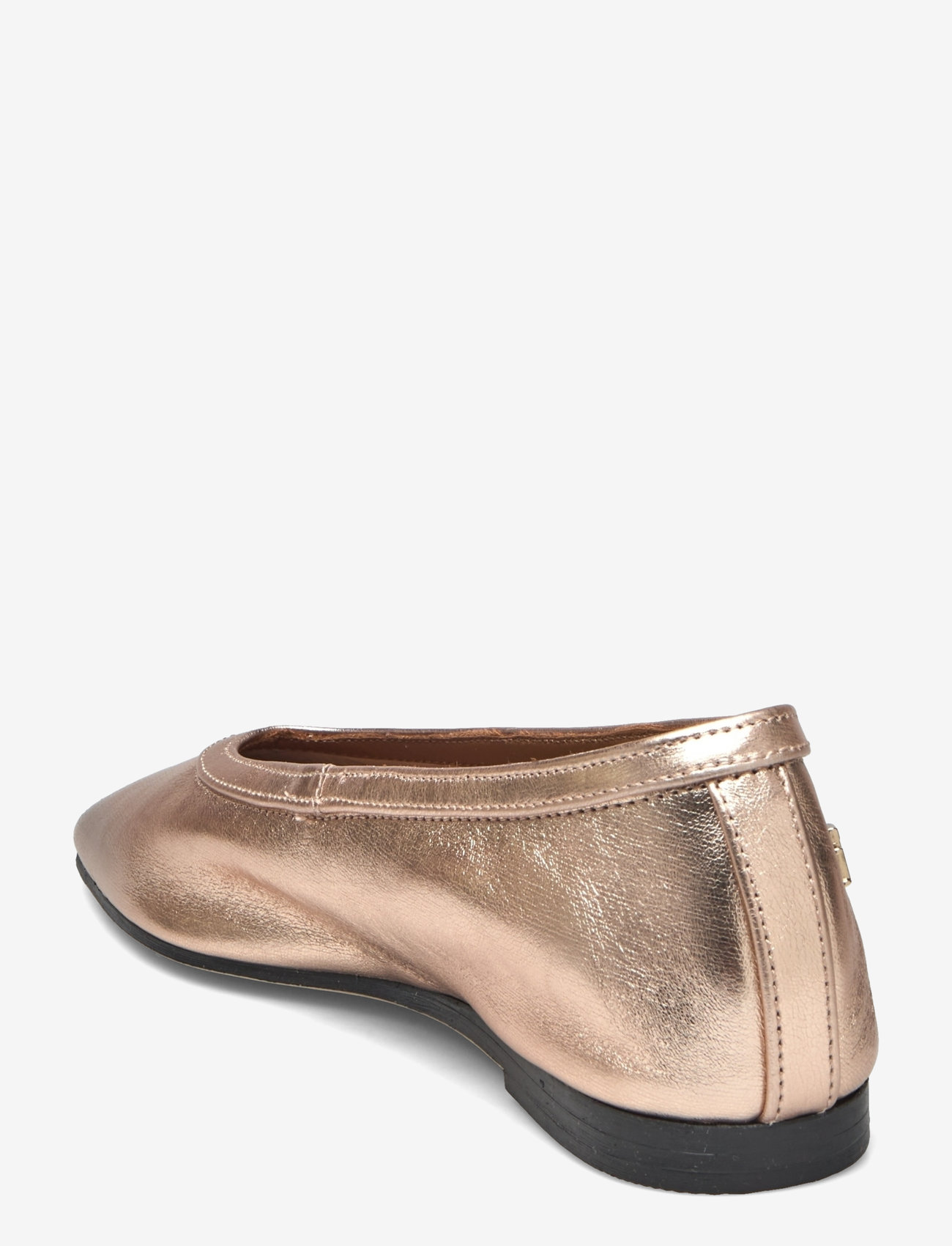 Tommy Hilfiger - SOFT METAL LTHR BALLERINA NO BOW - særlige begivenheder - gold - 2