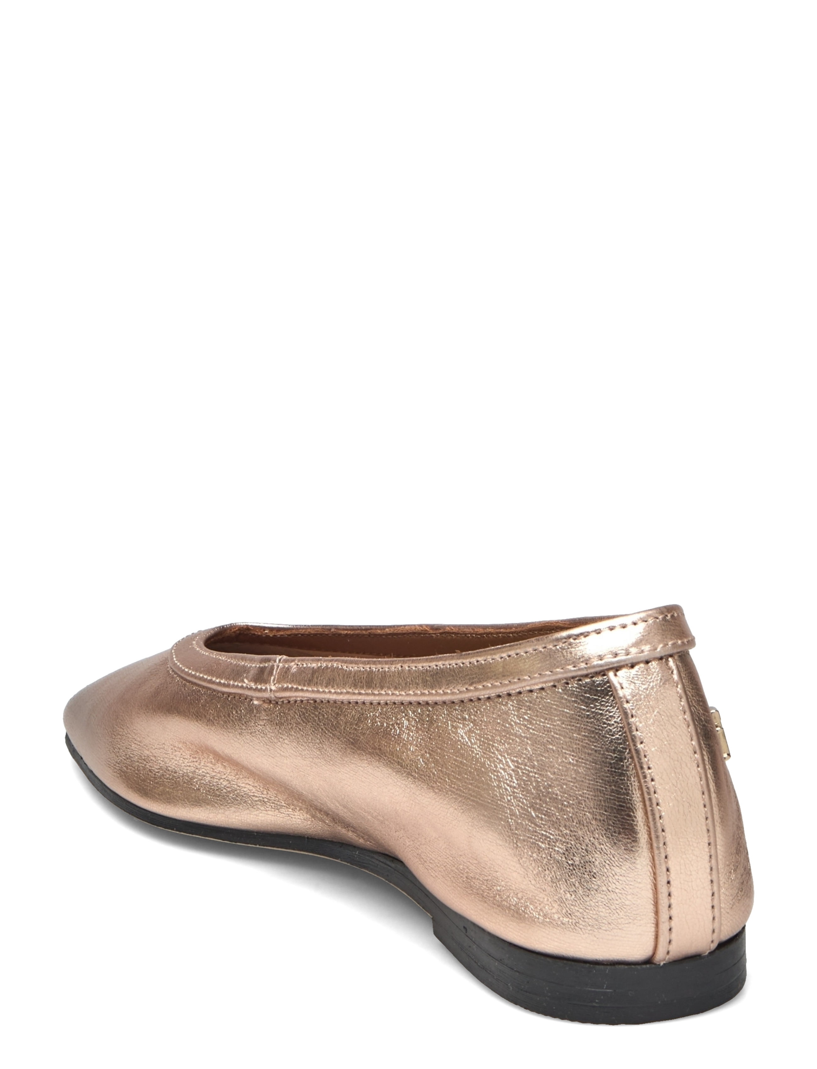 Tommy Hilfiger - SOFT METAL LTHR BALLERINA NO BOW - gold - 2