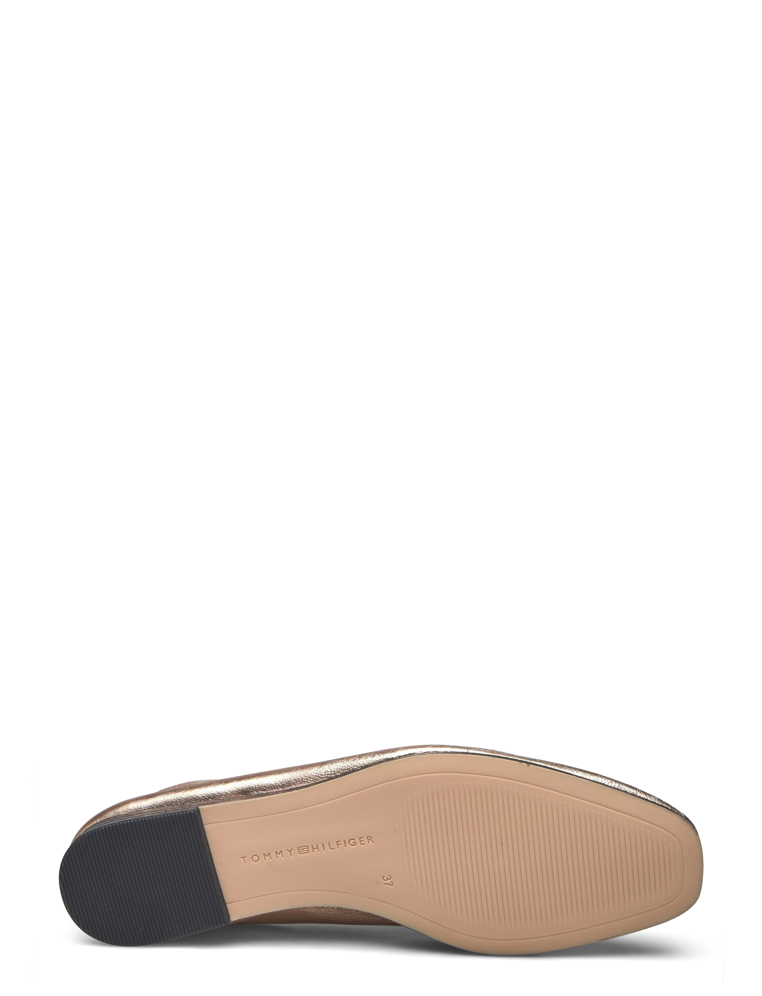 Tommy Hilfiger - SOFT METAL LTHR BALLERINA NO BOW - gold - 3
