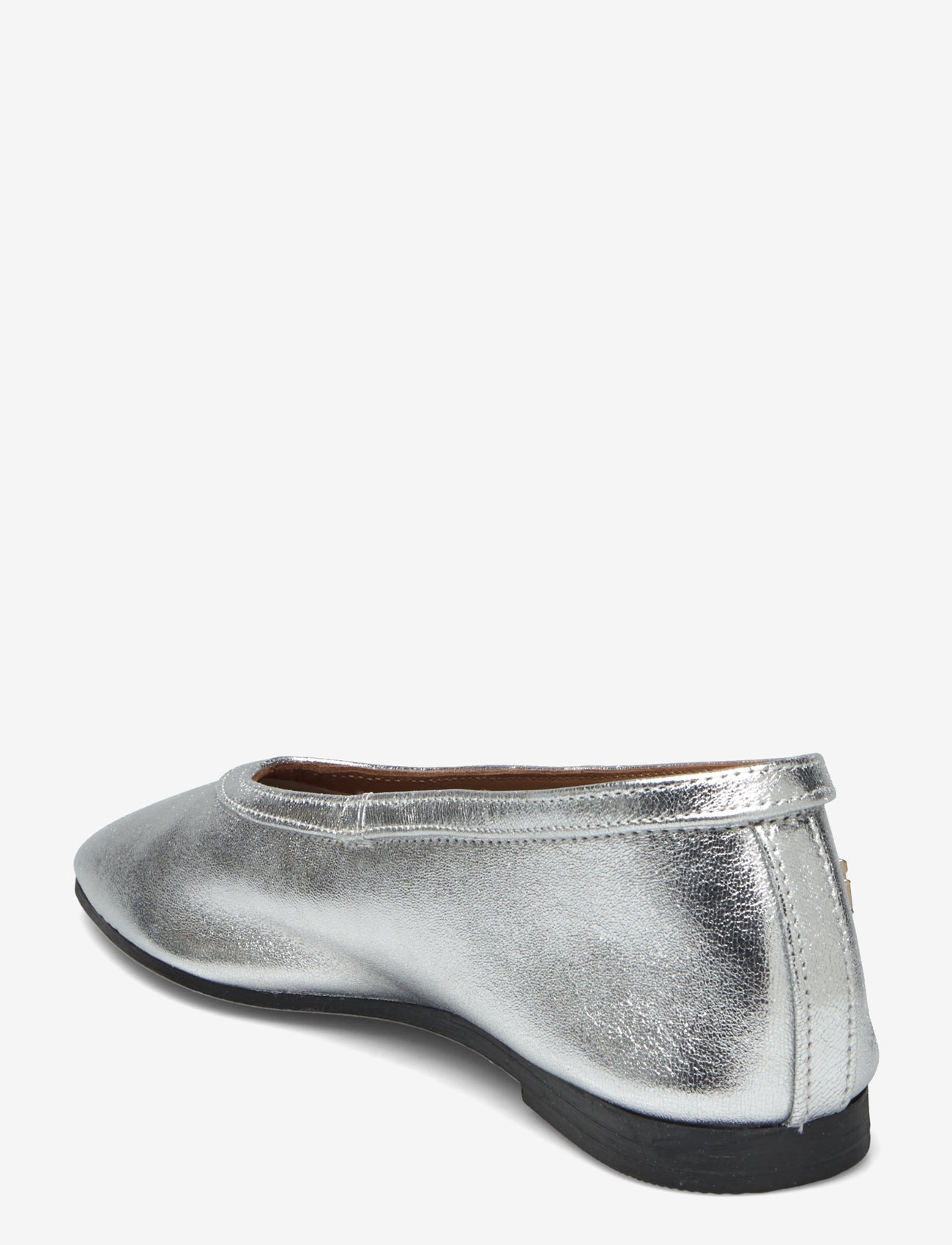 Tommy Hilfiger - SOFT METAL LTHR BALLERINA NO BOW - særlige begivenheder - silver - 2