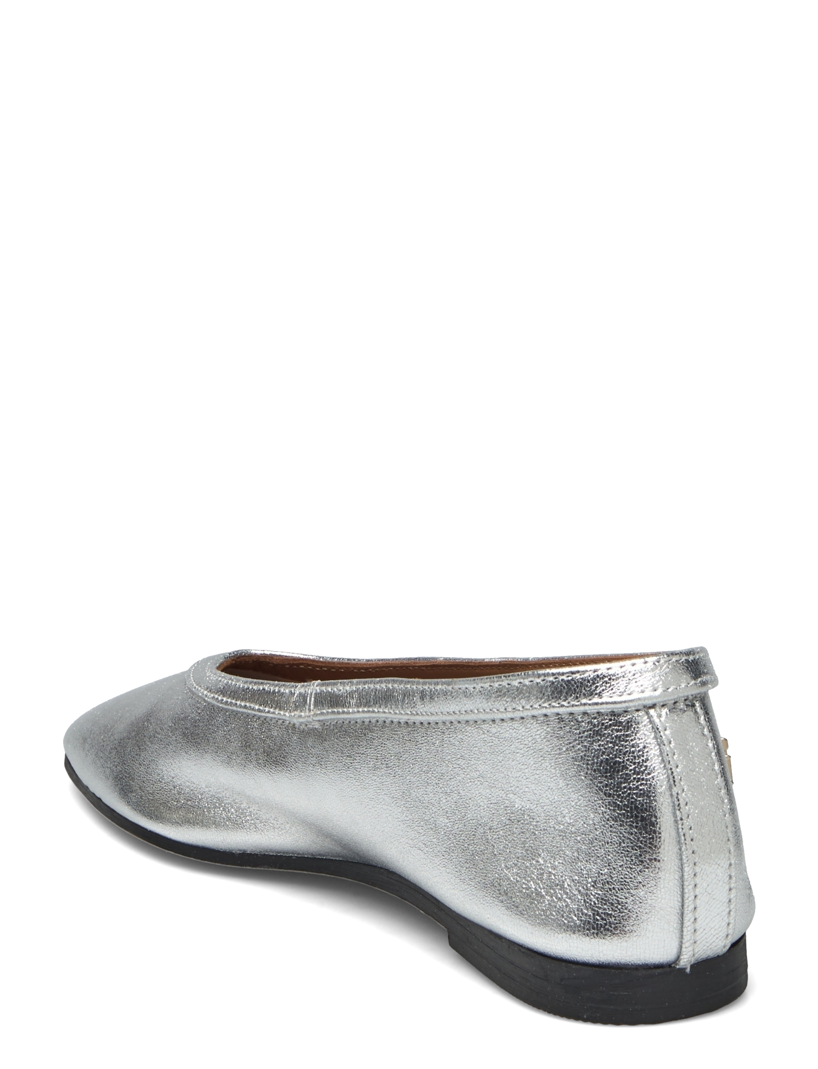 Tommy Hilfiger - SOFT METAL LTHR BALLERINA NO BOW - silver - 2