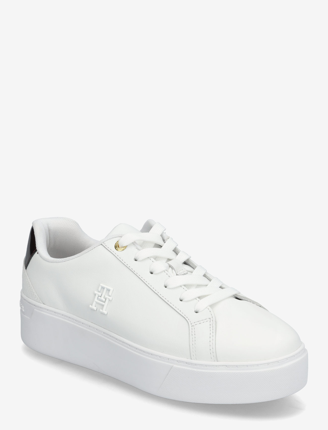 Tommy Hilfiger - TH PLATFORM COURT SNEAKER - konfirmation - white - 0