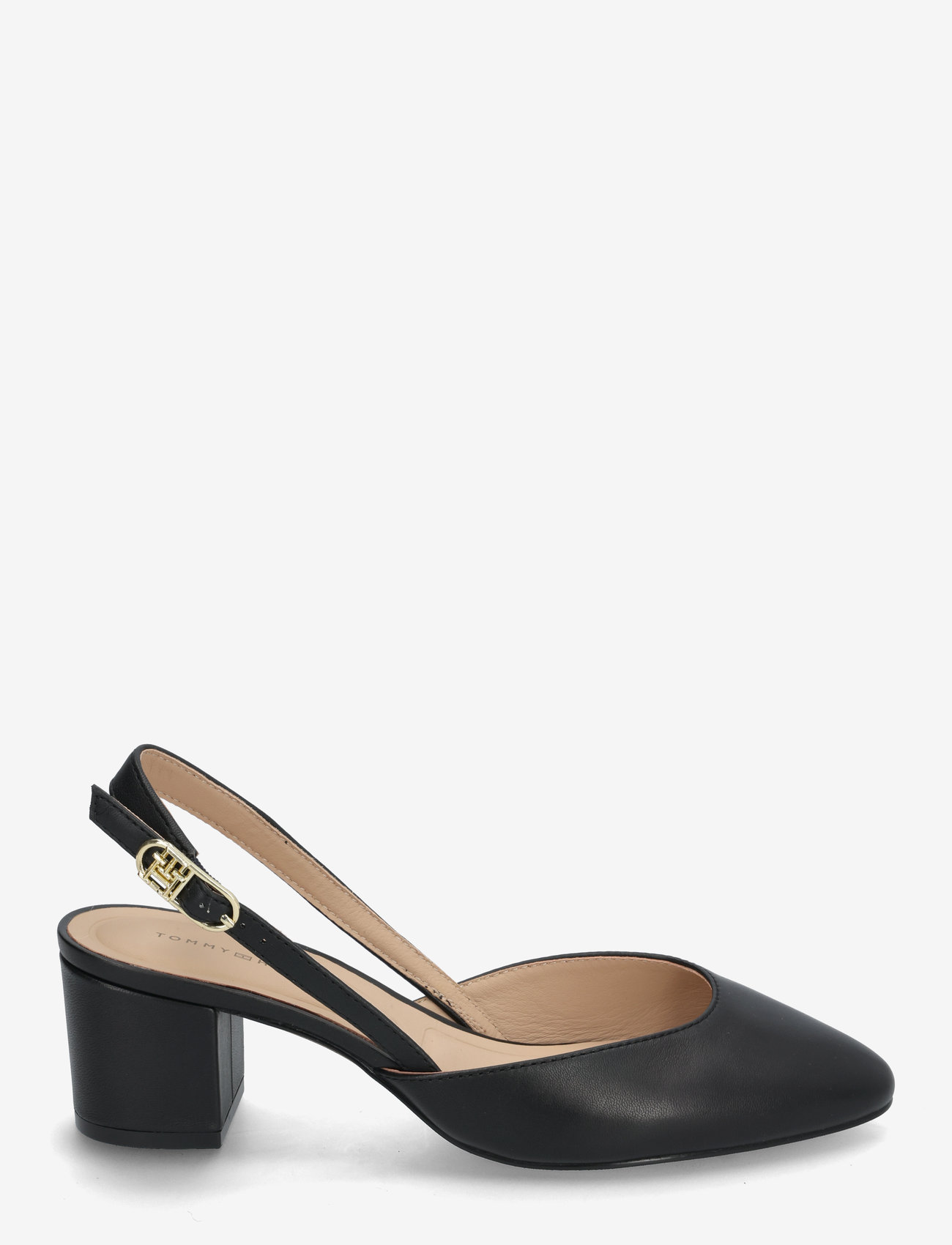 Tommy Hilfiger - PUMP SLINGBACK SMOOTH LEATHER - black - 1