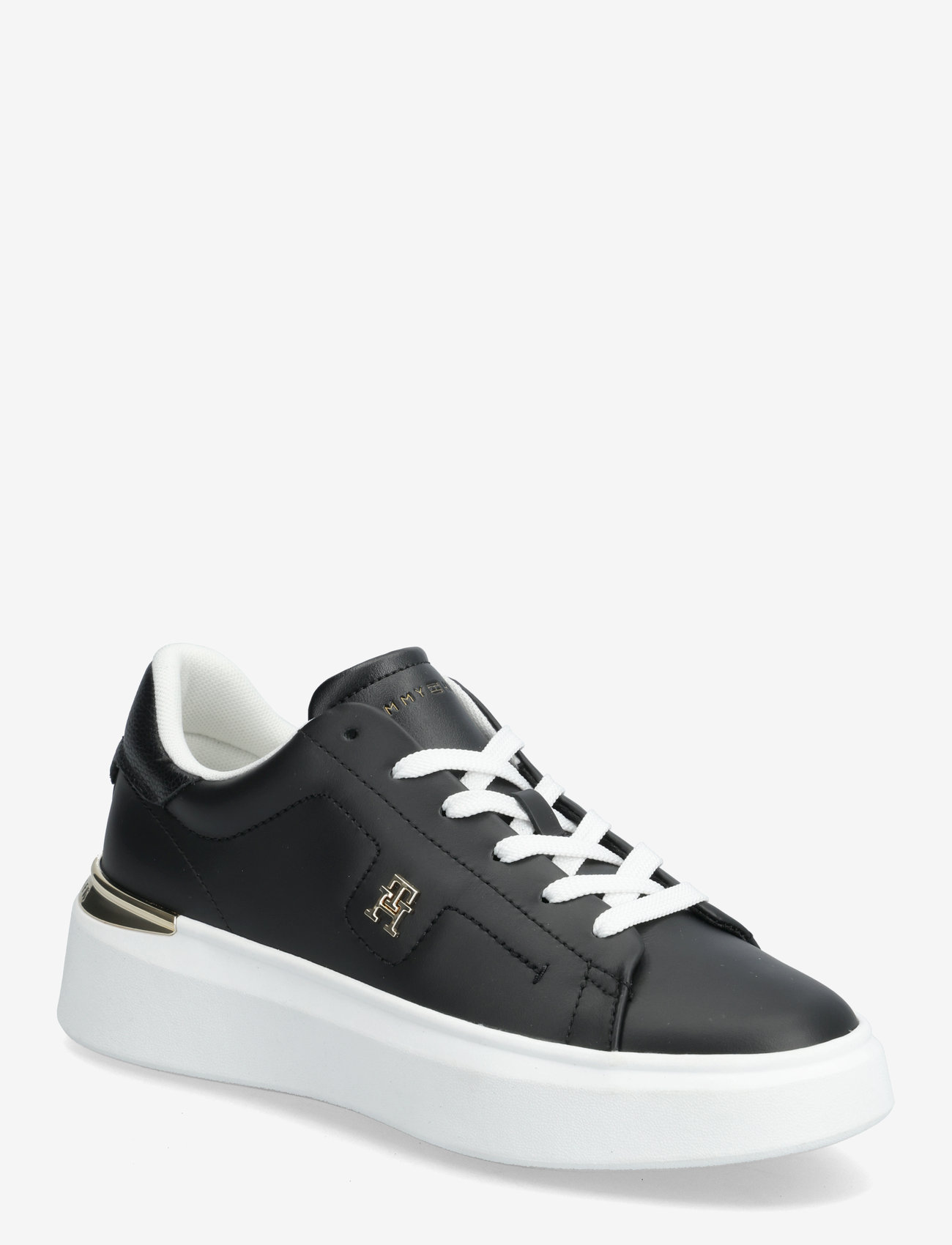 Tommy Hilfiger - TH FASHION COURT SNEAKER - niedrige sneakers - black - 0