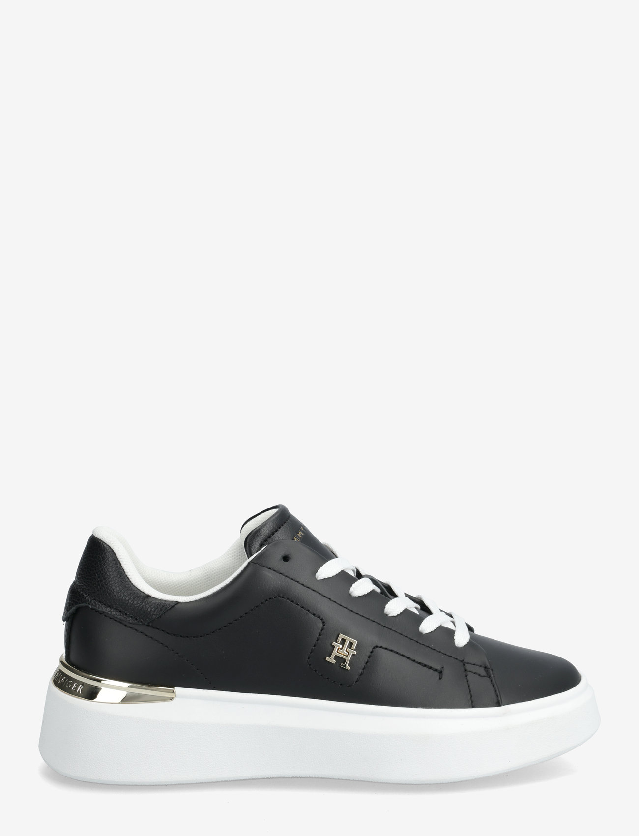 Tommy Hilfiger - TH FASHION COURT SNEAKER - niedrige sneakers - black - 1