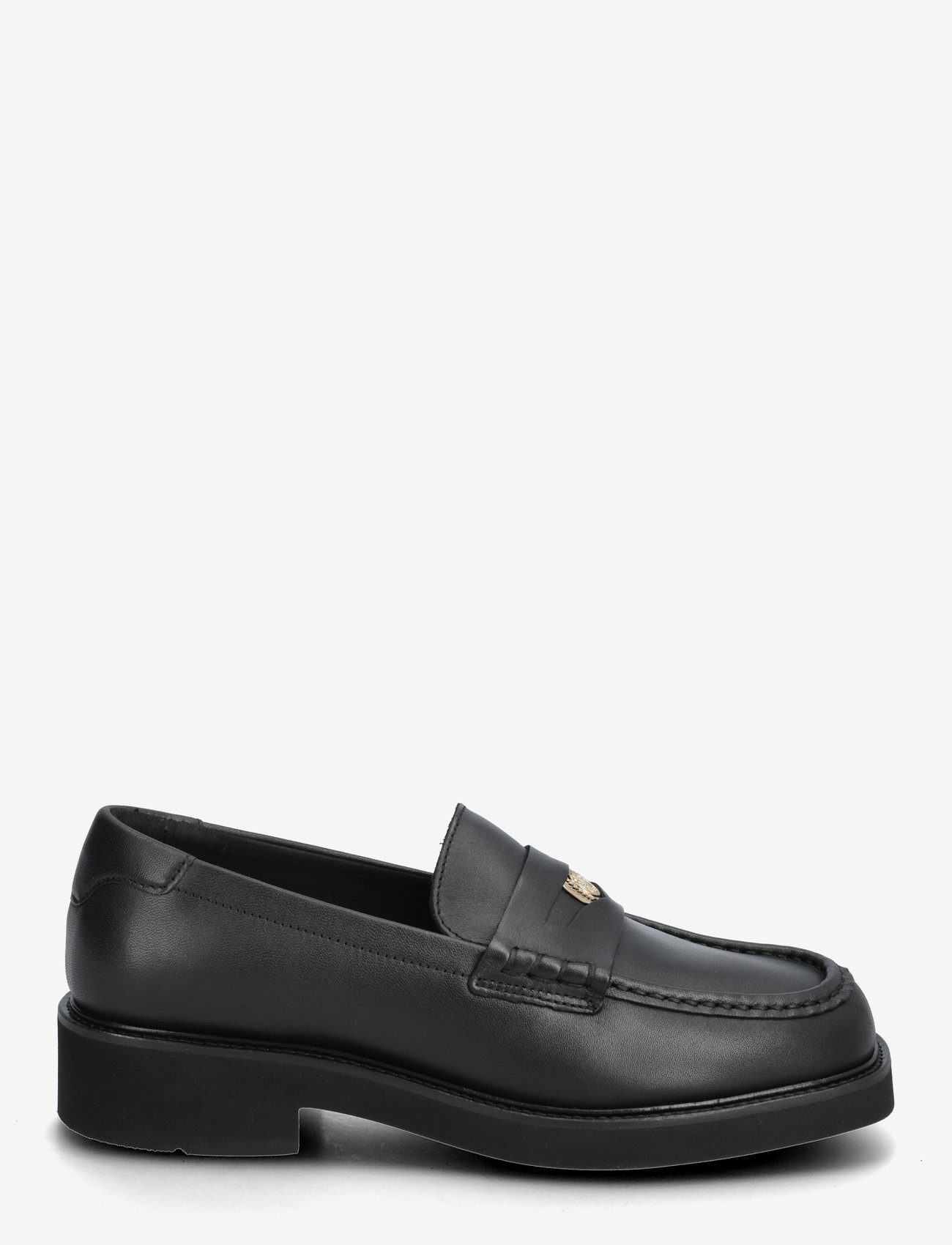 Tommy Hilfiger - CREST SQUARISH TOE PENNY LOAFER - særlige begivenheder - black - 1