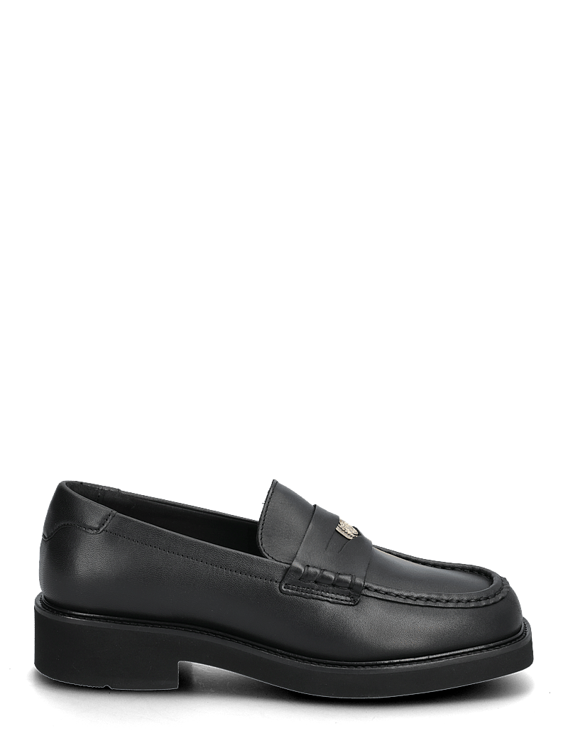 Tommy Hilfiger - CREST SQUARISH TOE PENNY LOAFER - særlige begivenheder - black - 1