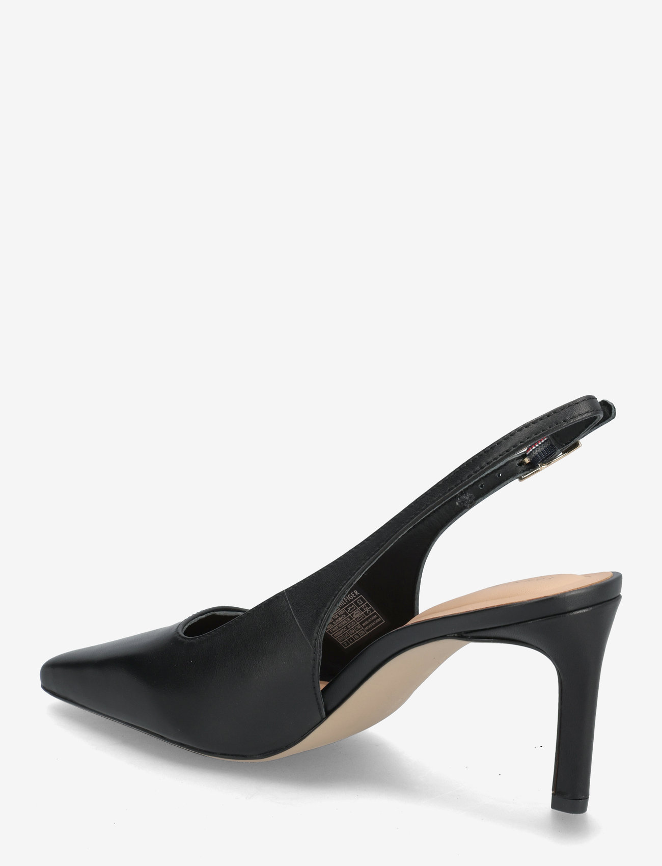 Tommy Hilfiger - SQUARED TOE HIGH HEEL  SLINGBACK - heeled slingbacks - black - 2