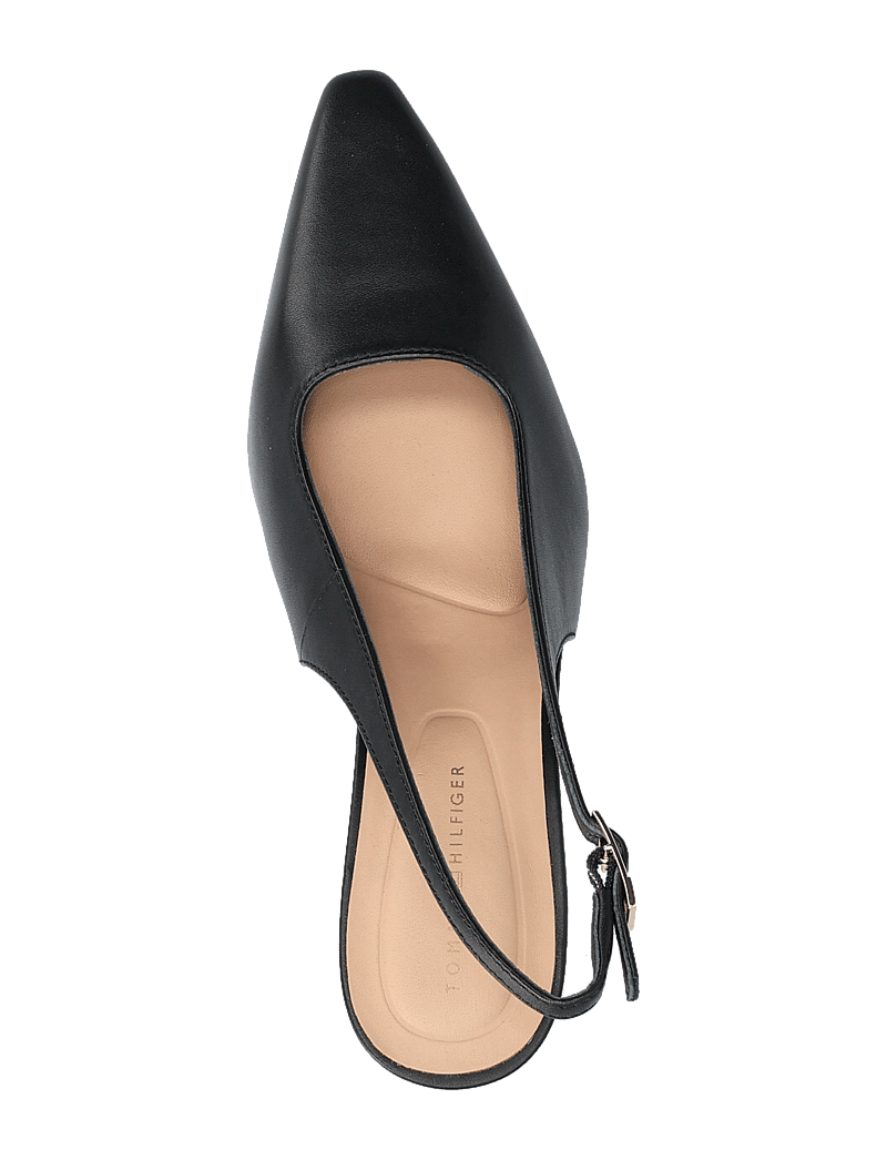 Tommy Hilfiger - SQUARED TOE HIGH HEEL SLINGBACK - slingbacks mit absatz - black - 3