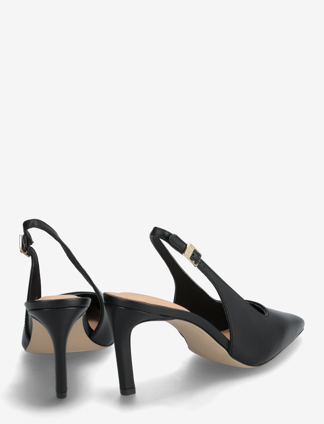 Tommy Hilfiger - SQUARED TOE HIGH HEEL  SLINGBACK - heeled slingbacks - black - 4
