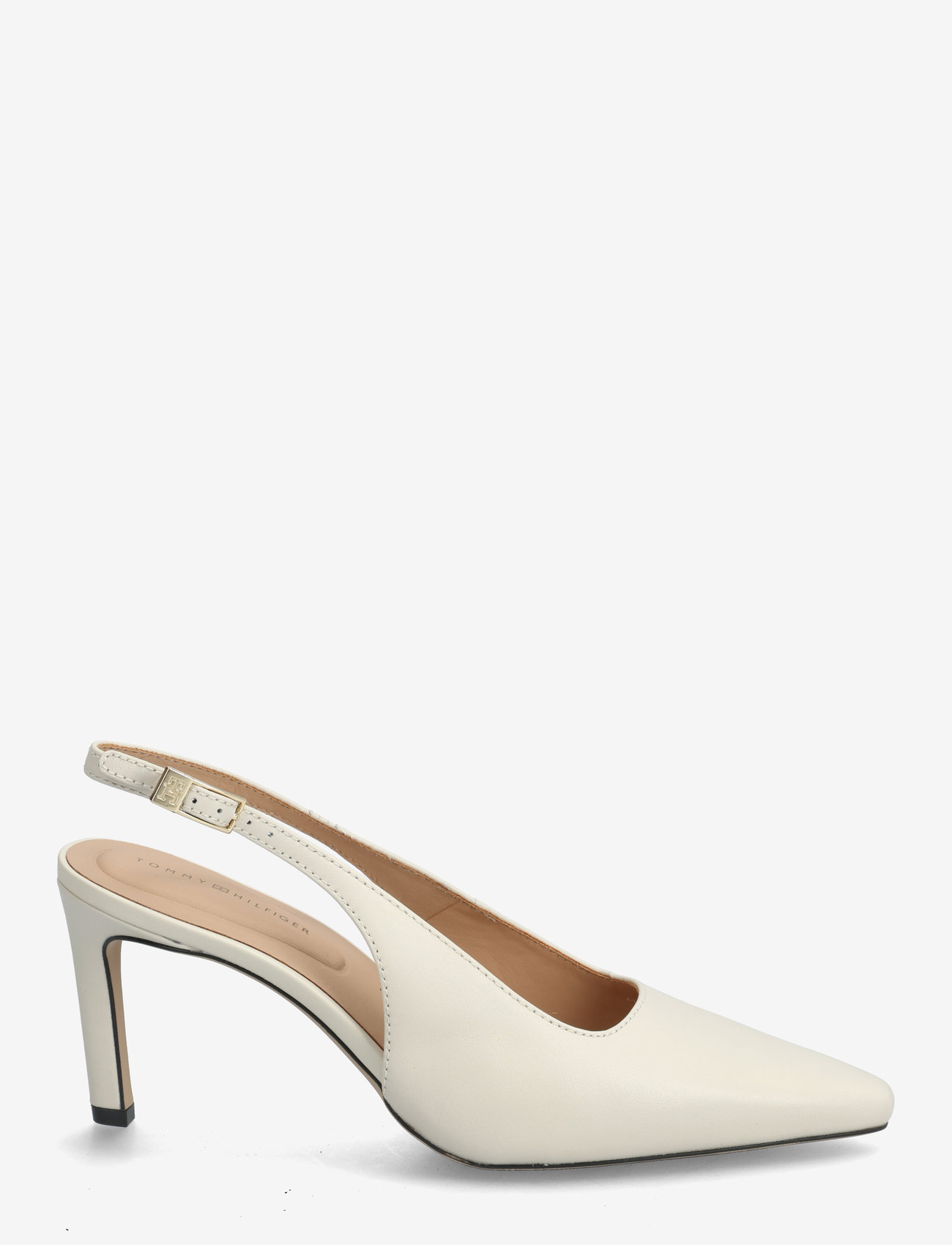Tommy Hilfiger - SQUARED TOE HIGH HEEL  SLINGBACK - slingbacks mit absatz - newsprint - 1