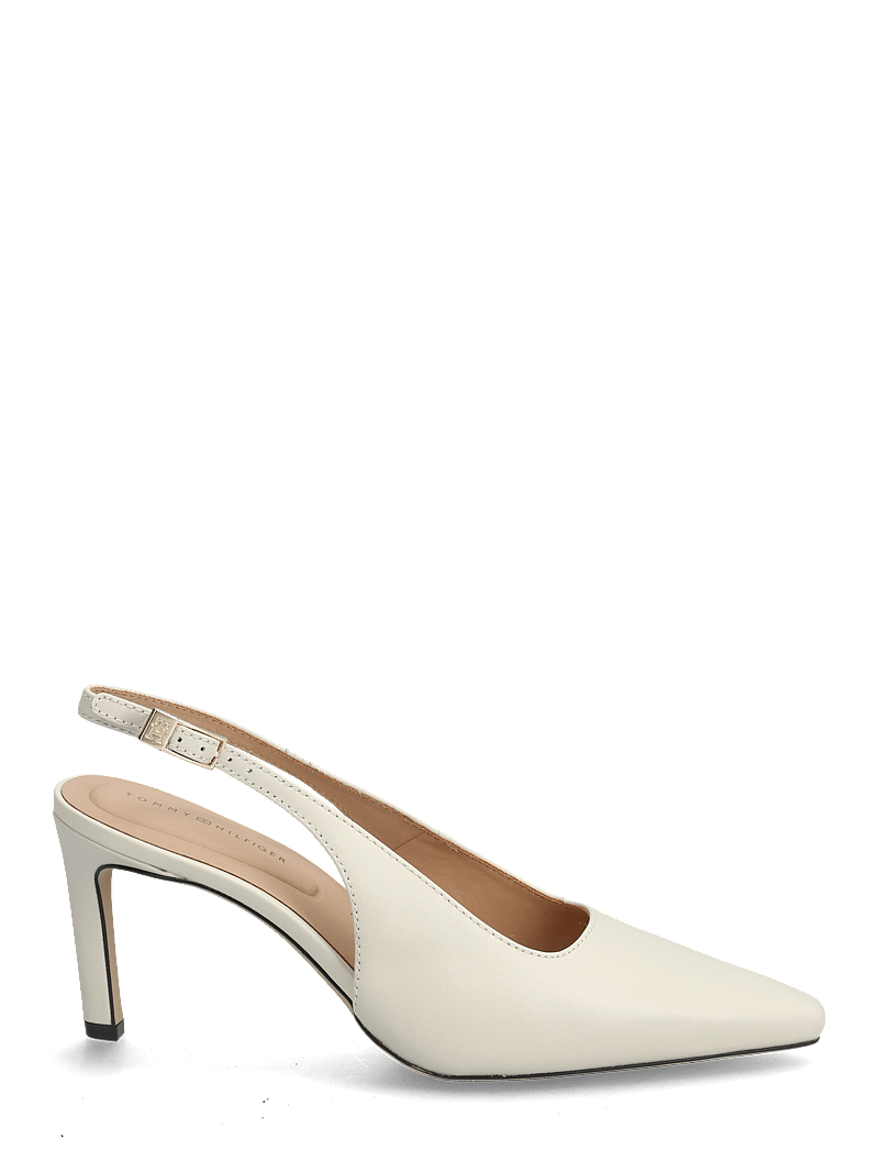 Tommy Hilfiger - SQUARED TOE HIGH HEEL SLINGBACK - slingbacks mit absatz - newsprint - 1