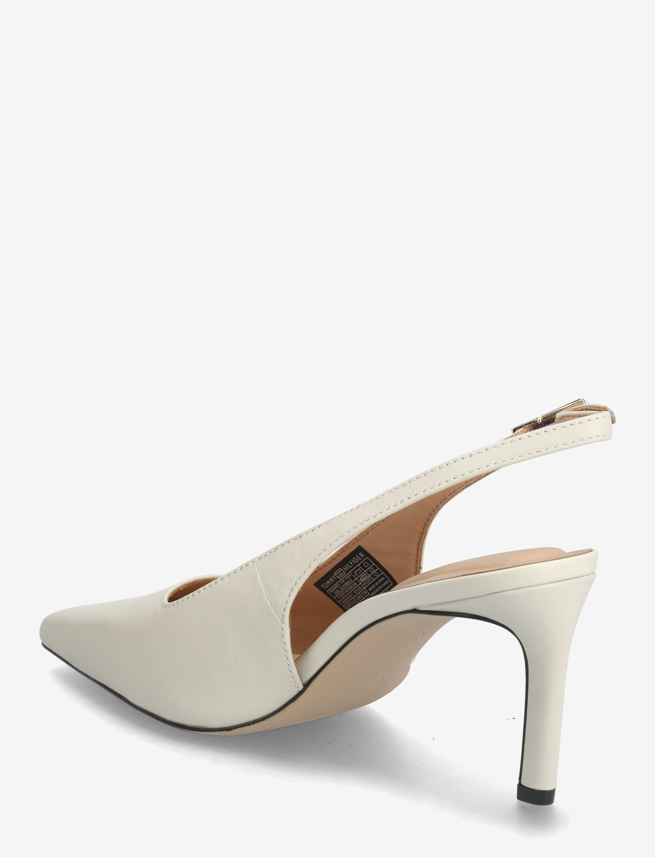 Tommy Hilfiger - SQUARED TOE HIGH HEEL  SLINGBACK - slingbacks mit absatz - newsprint - 2