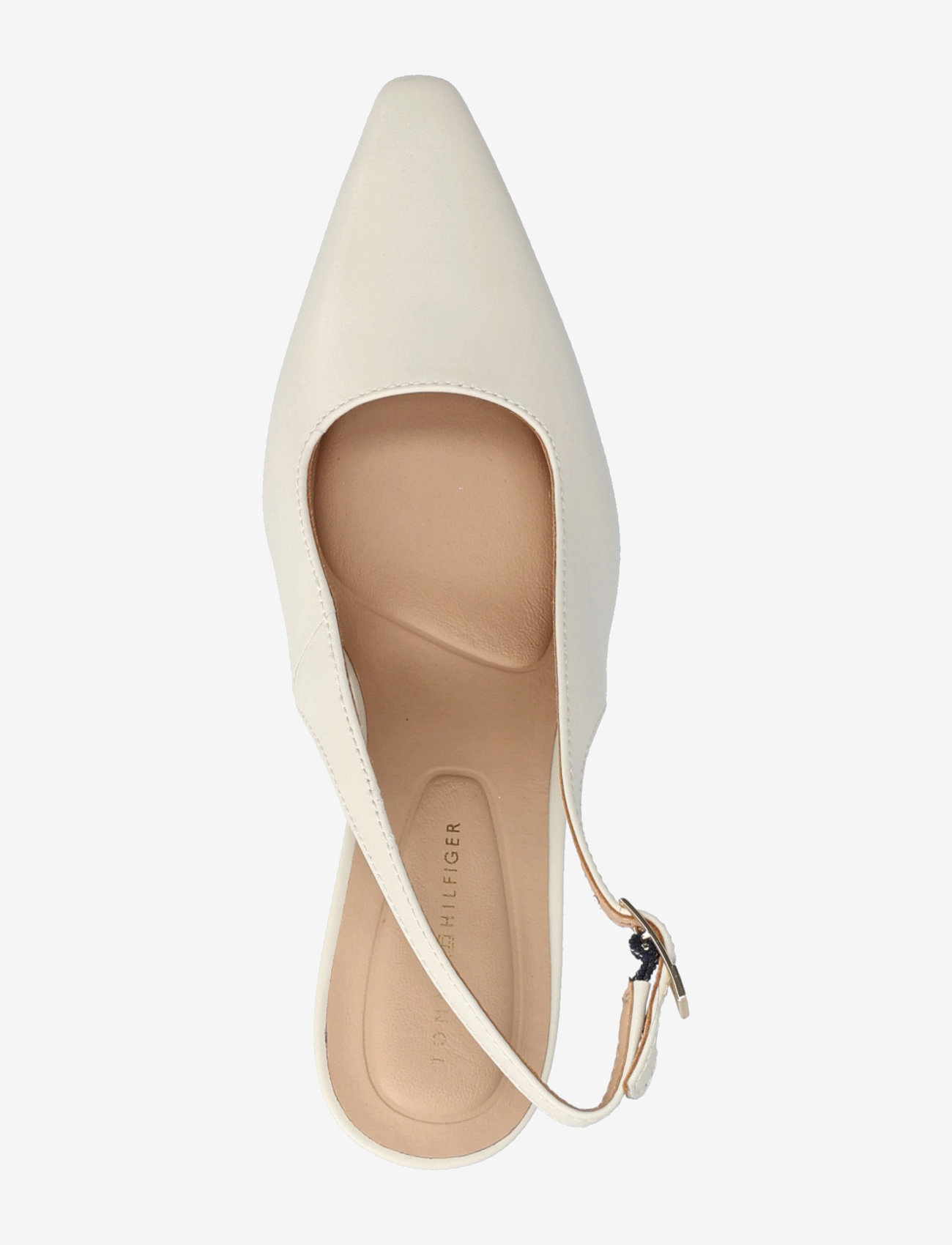 Tommy Hilfiger - SQUARED TOE HIGH HEEL  SLINGBACK - slingbacks mit absatz - newsprint - 3