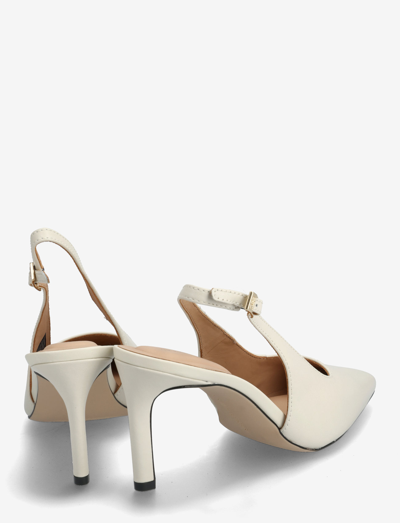 Tommy Hilfiger - SQUARED TOE HIGH HEEL  SLINGBACK - slingbacks mit absatz - newsprint - 4