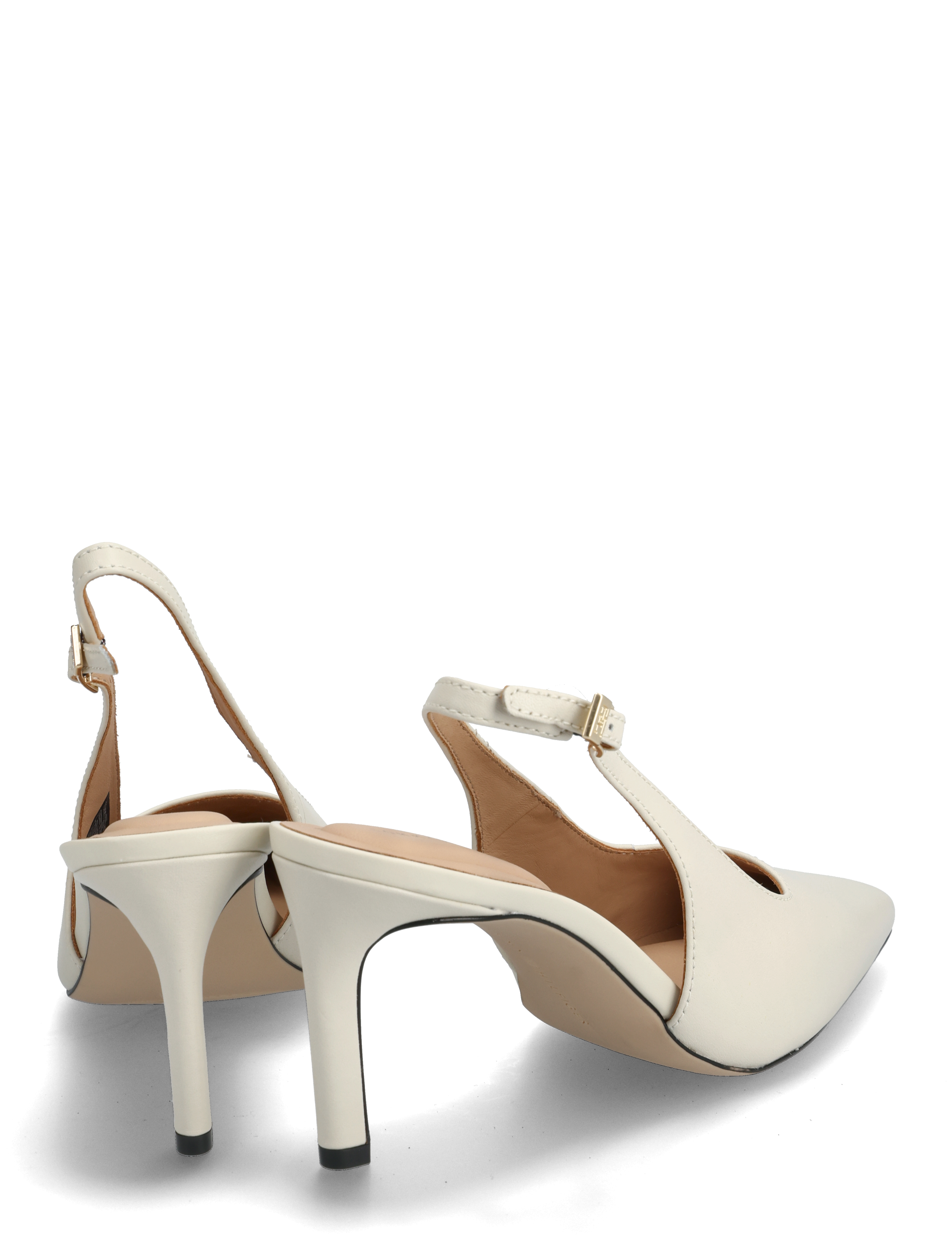 Tommy Hilfiger - SQUARED TOE HIGH HEEL  SLINGBACK - slingbacks mit absatz - newsprint - 4