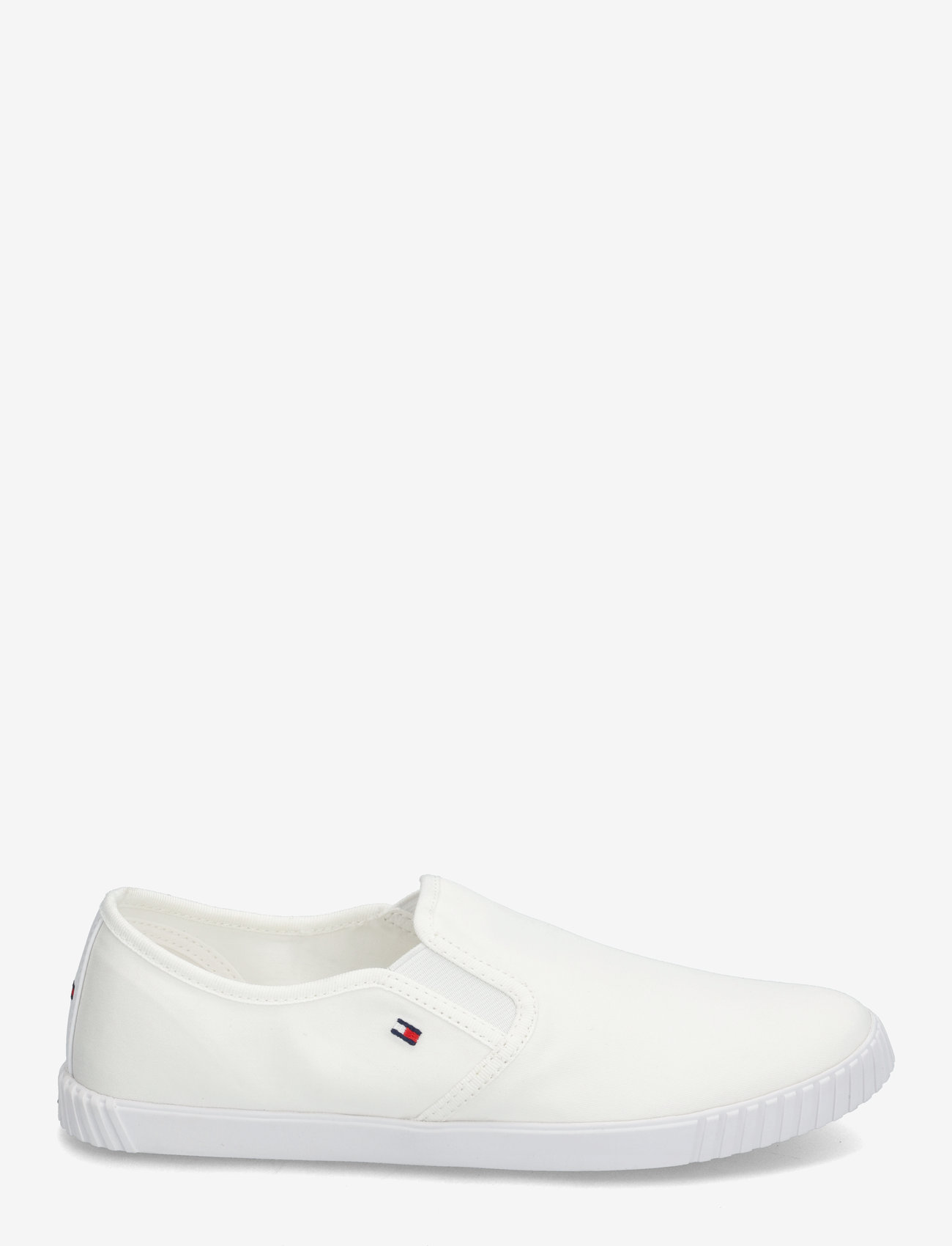 Tommy Hilfiger - CANVAS SLIP-ON SNEAKER - låga sneakers - white - 1
