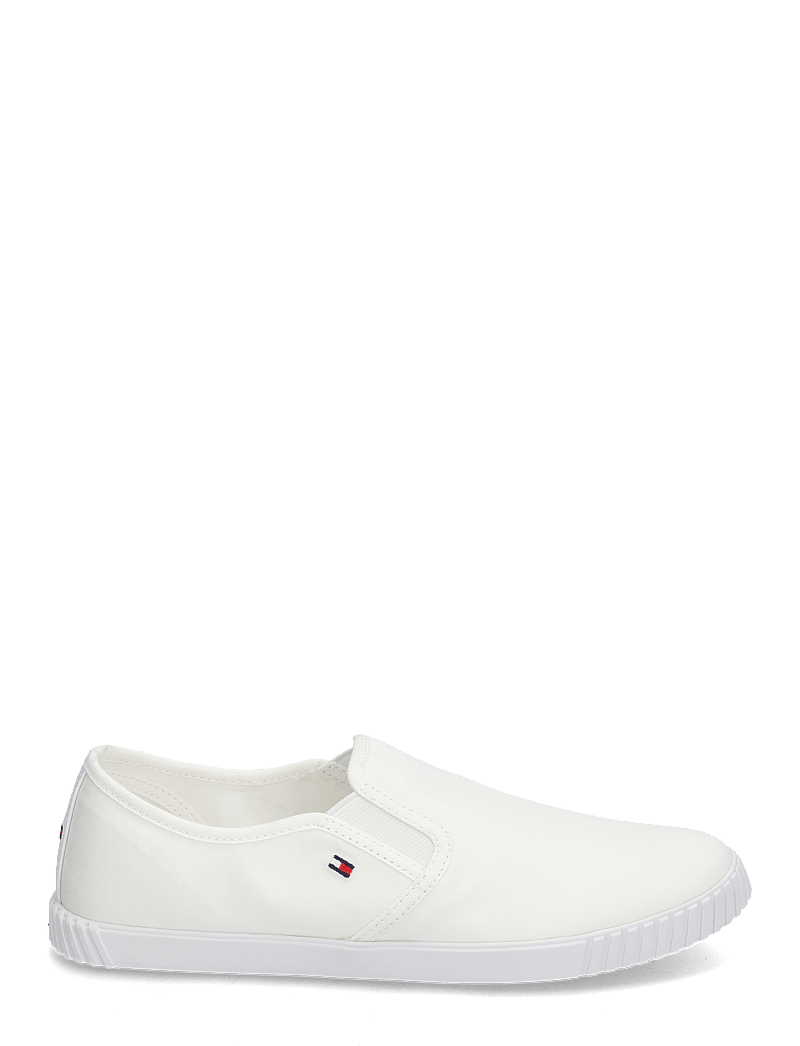 Tommy Hilfiger - CANVAS SLIP-ON SNEAKER - låga sneakers - white - 1