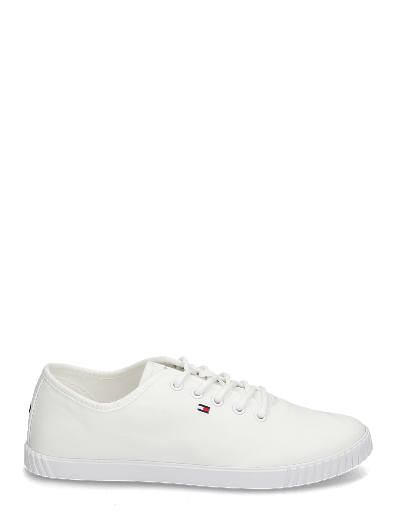 Tommy Hilfiger - CANVAS LACE UP SNEAKER - konfirmation - white - 1