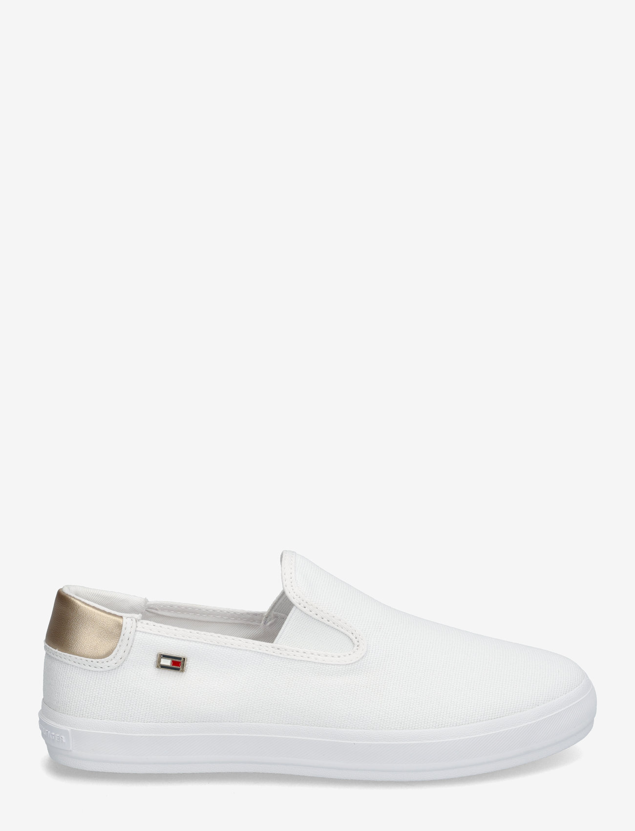 Tommy Hilfiger - VULC CANVAS SLIP-ON SNEAKER - slip-on tossud - white - 1
