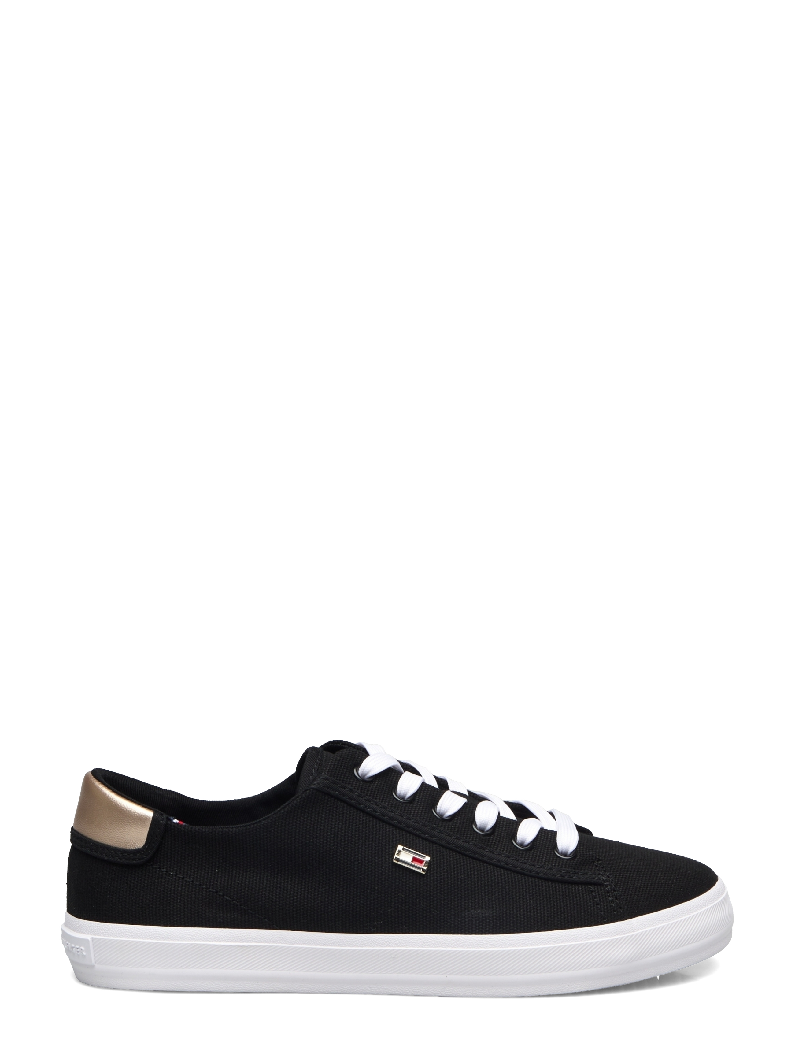 Tommy Hilfiger - VULC CANVAS LACE UP SNEAKER - black - 1