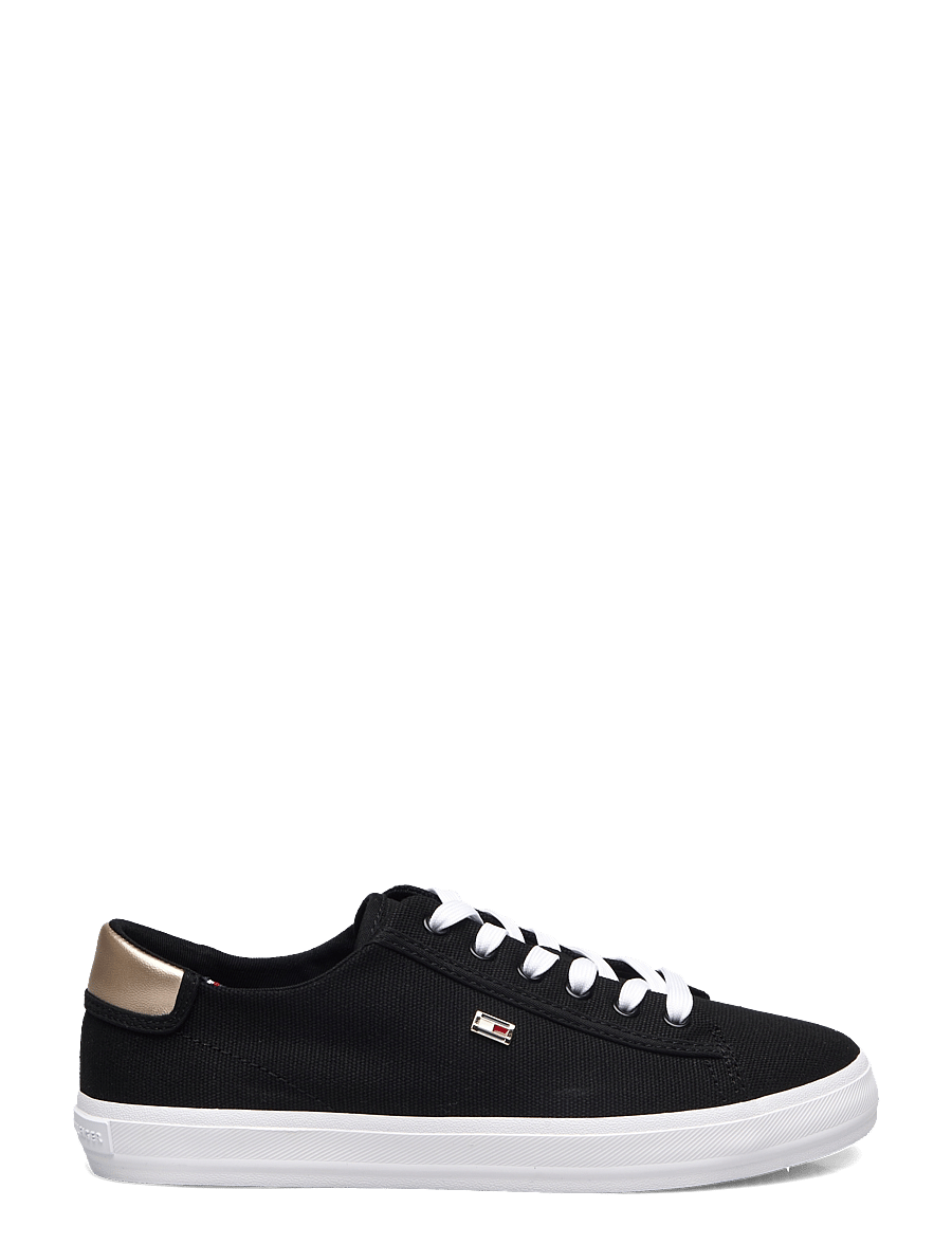 Tommy Hilfiger - VULC CANVAS LACE UP SNEAKER - black - 1