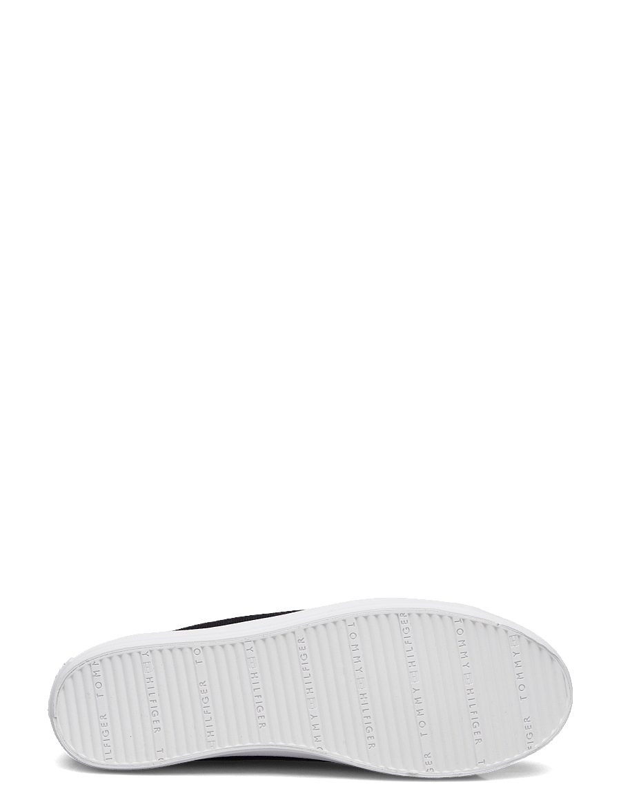 Tommy Hilfiger - VULC CANVAS LACE UP SNEAKER - black - 4