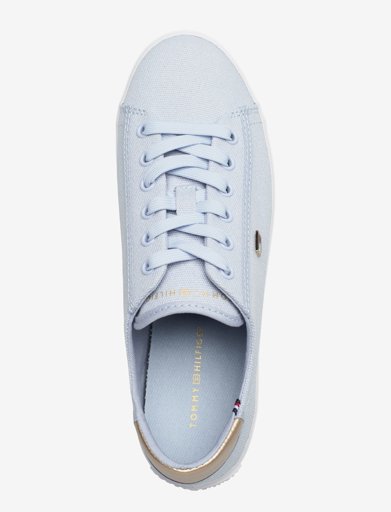 Tommy Hilfiger - VULC CANVAS LACE UP SNEAKER - niedrige sneakers - breezy blue - 3