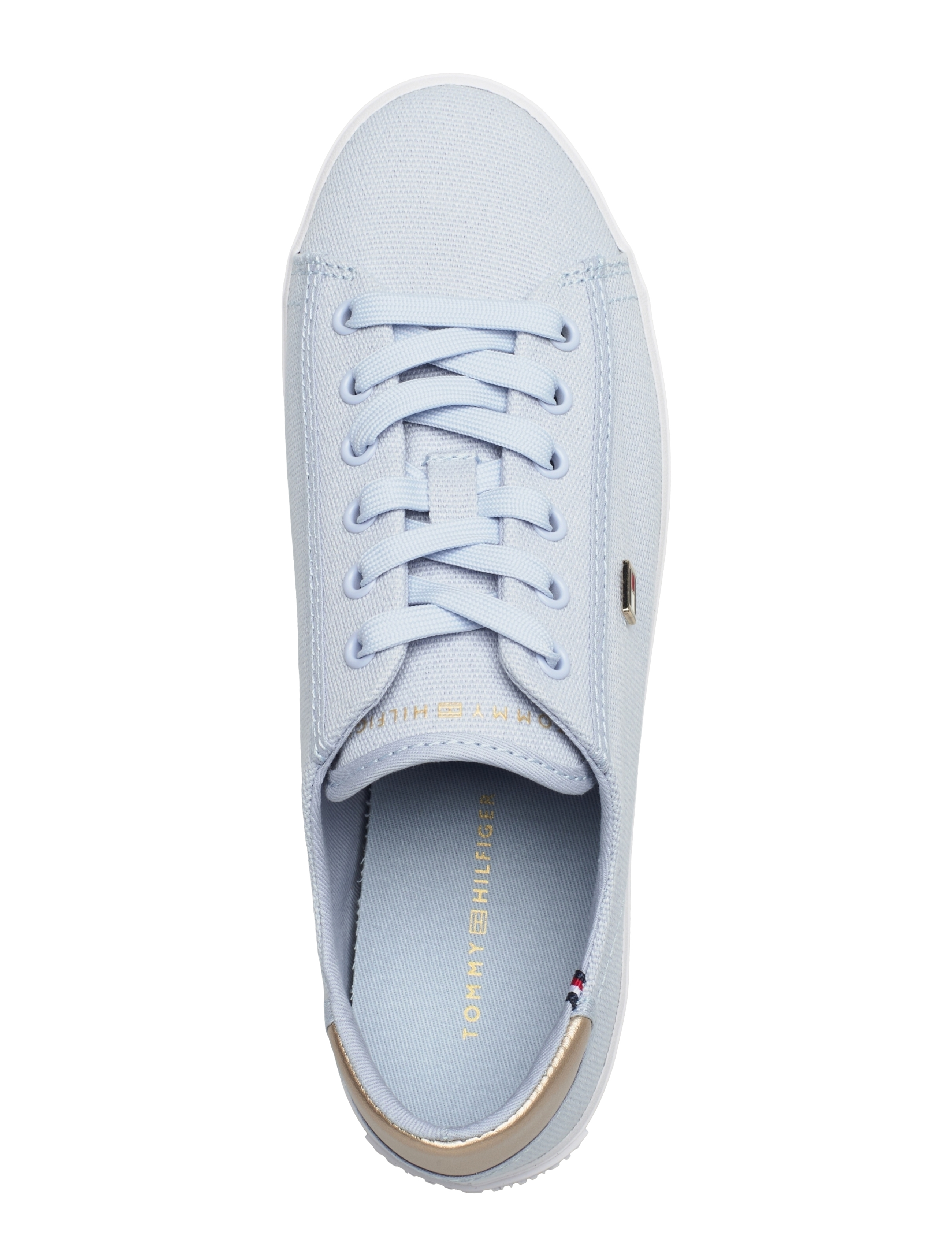 Tommy Hilfiger - VULC CANVAS LACE UP SNEAKER - breezy blue - 3