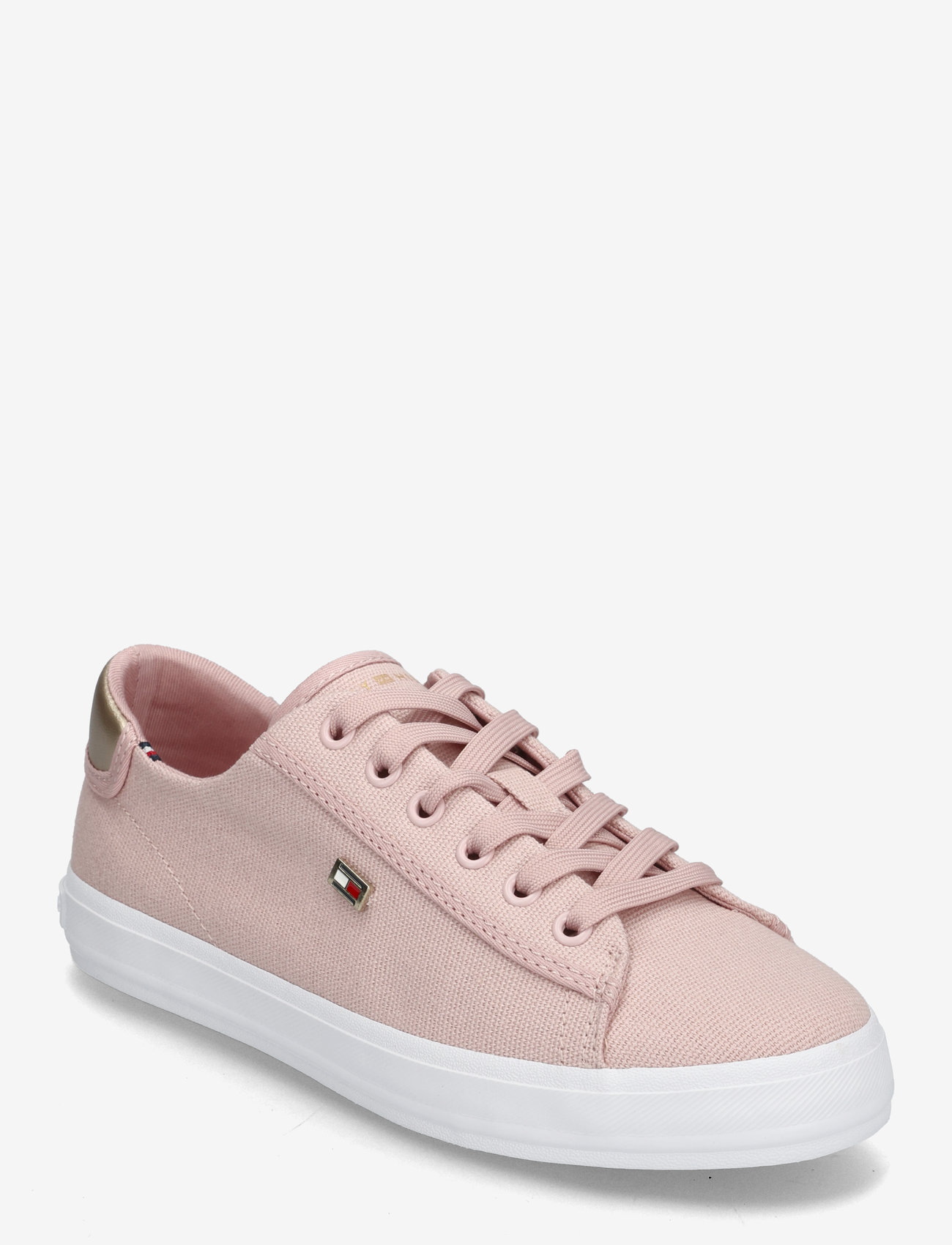 Tommy Hilfiger - VULC CANVAS LACE UP SNEAKER - niedrige sneakers - foggy pink - 0