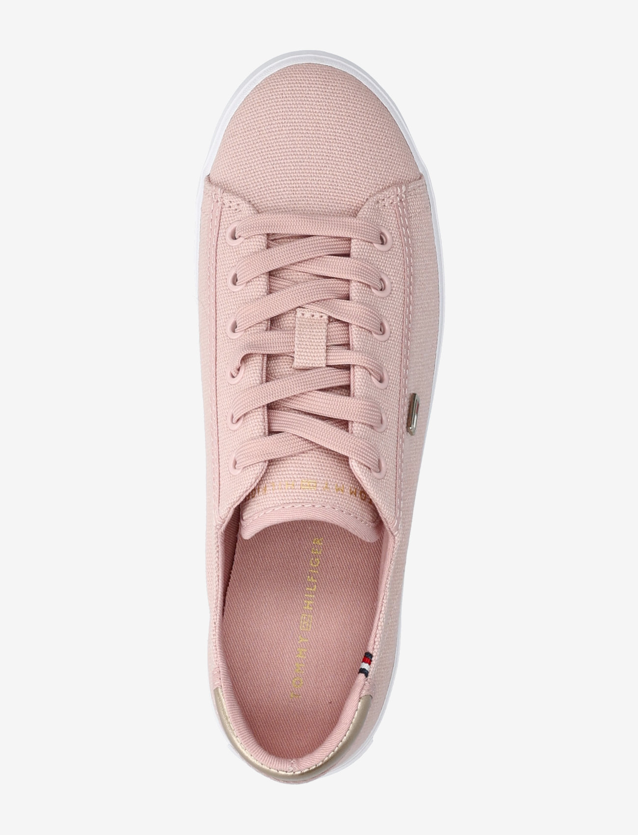 Tommy Hilfiger - VULC CANVAS LACE UP SNEAKER - niedrige sneakers - foggy pink - 3