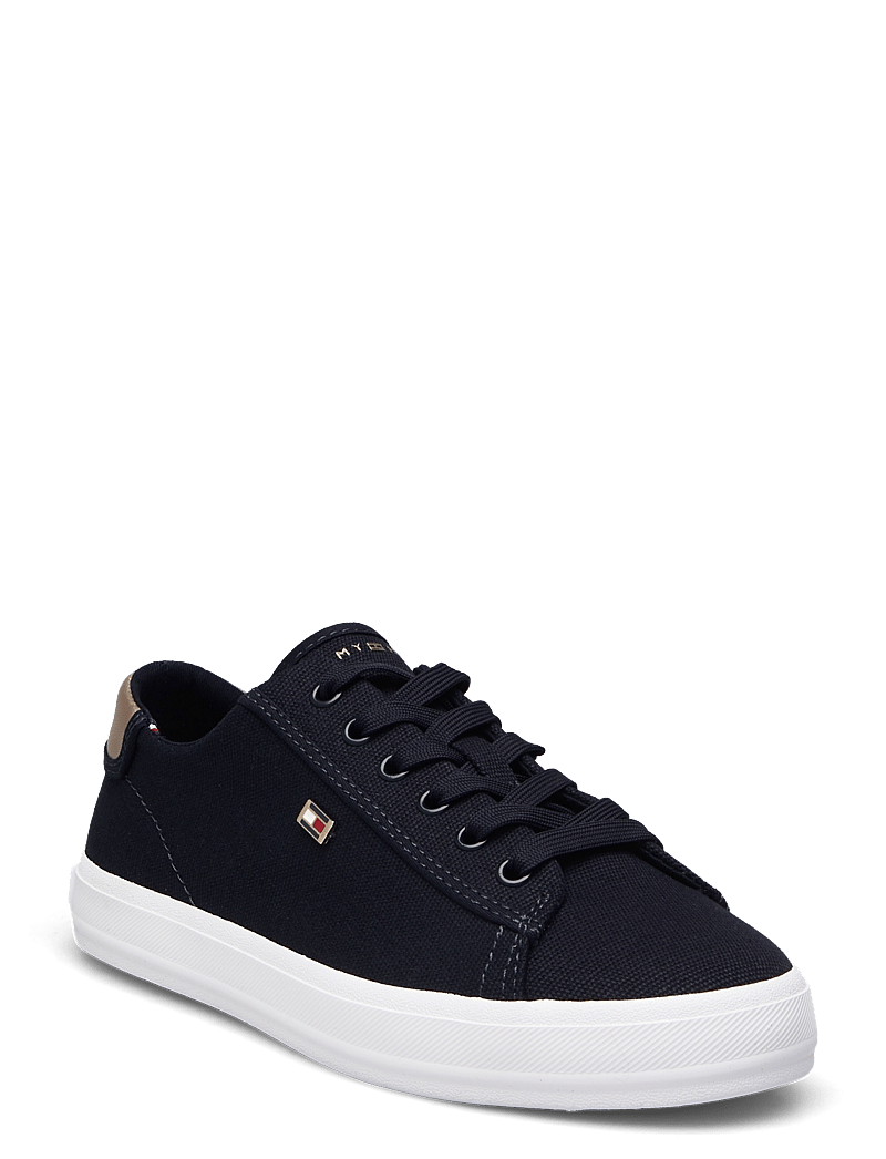 Tommy Hilfiger - VULC CANVAS LACE UP SNEAKER - konfirmation - space blue - 0