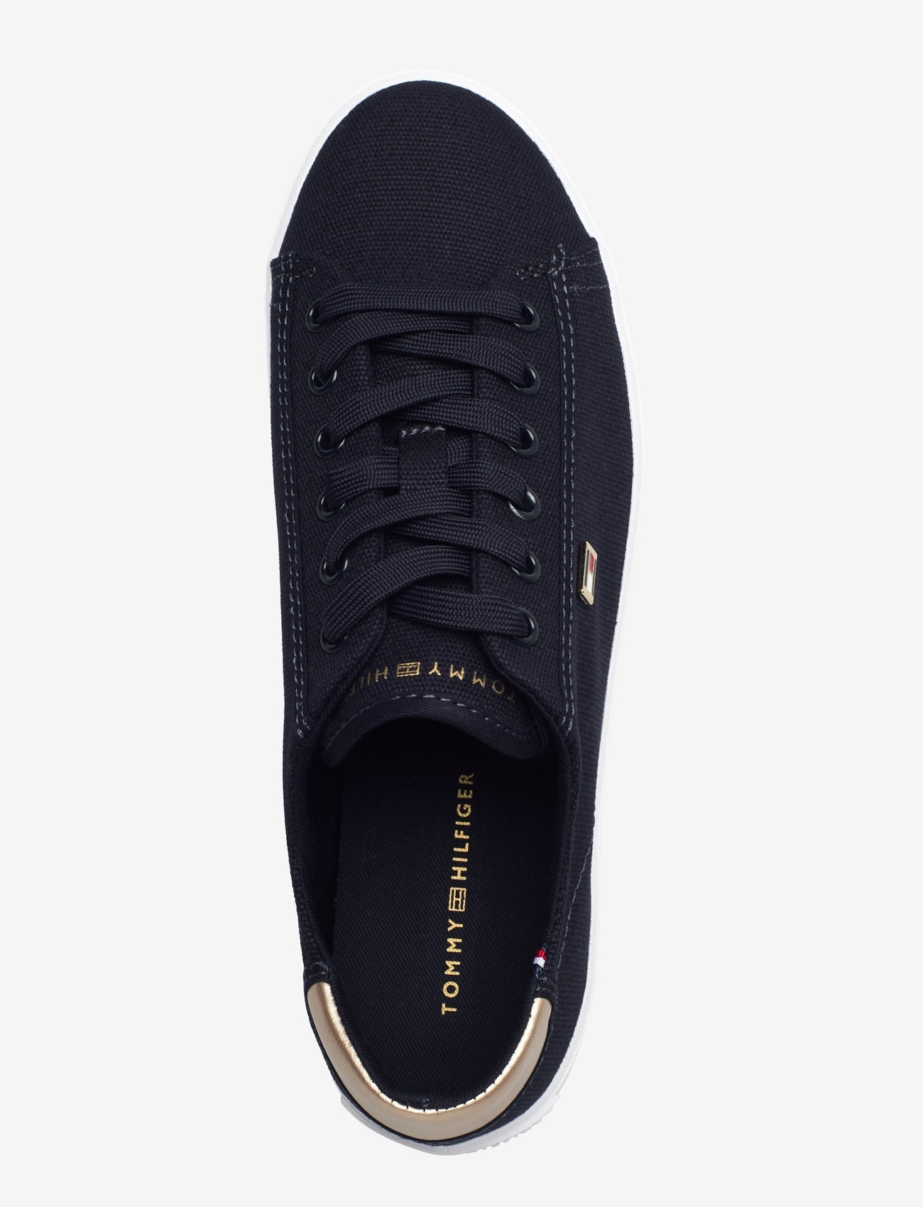 Tommy Hilfiger - VULC CANVAS LACE UP SNEAKER - konfirmation - space blue - 3