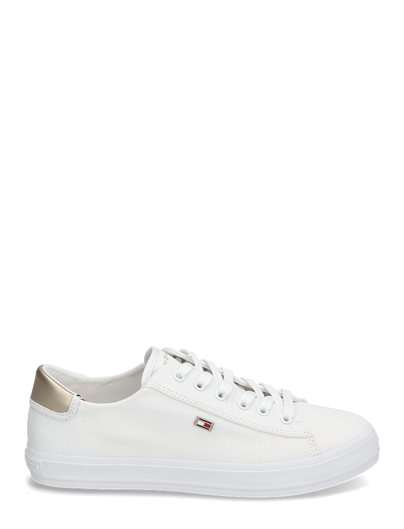 Tommy Hilfiger - VULC CANVAS LACE UP SNEAKER - konfirmation - white - 1