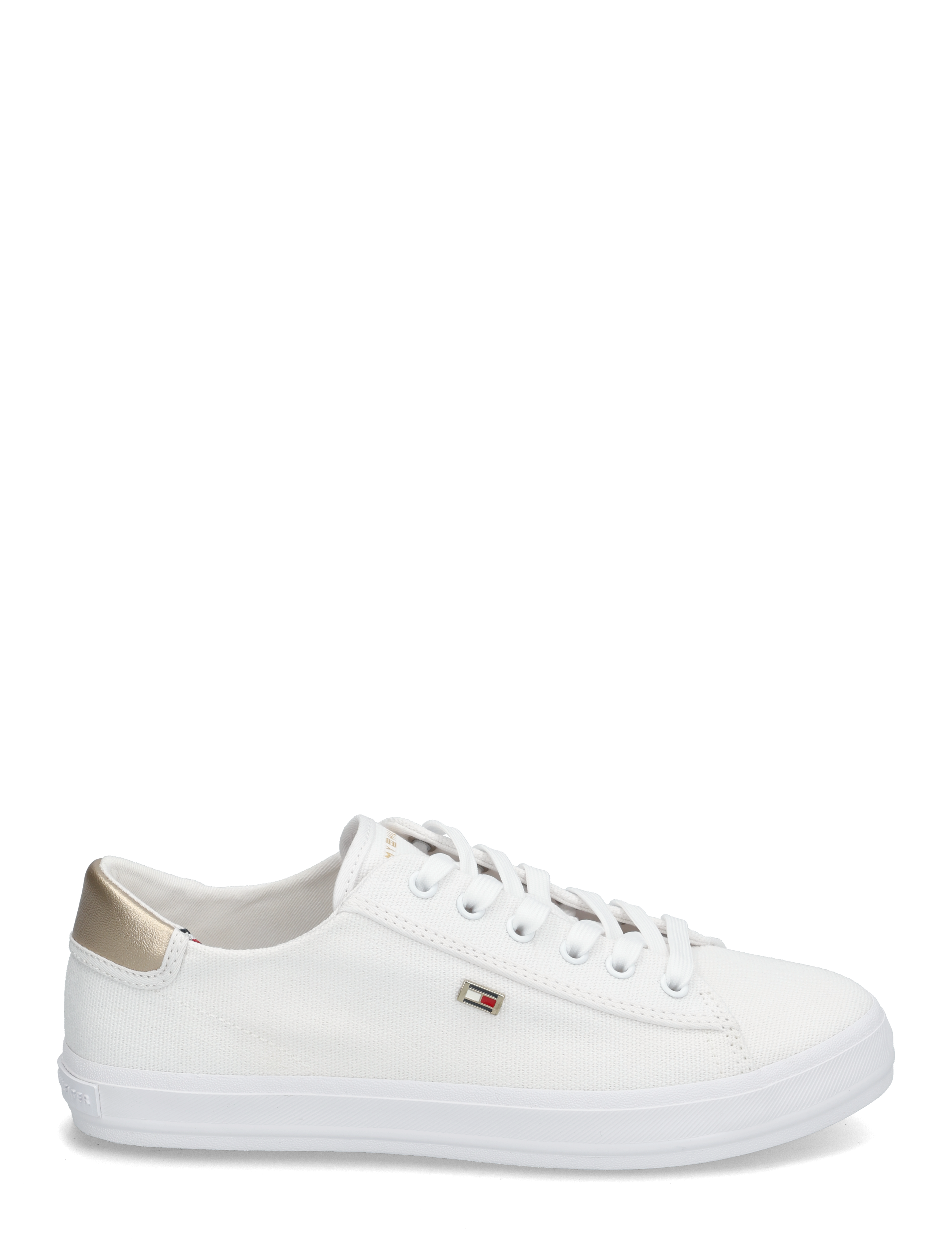 Tommy Hilfiger - VULC CANVAS LACE UP SNEAKER - white - 1