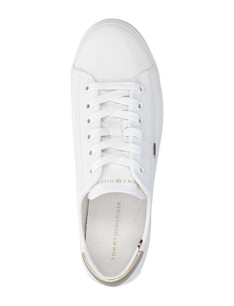Tommy Hilfiger - VULC CANVAS LACE UP SNEAKER - konfirmation - white - 3