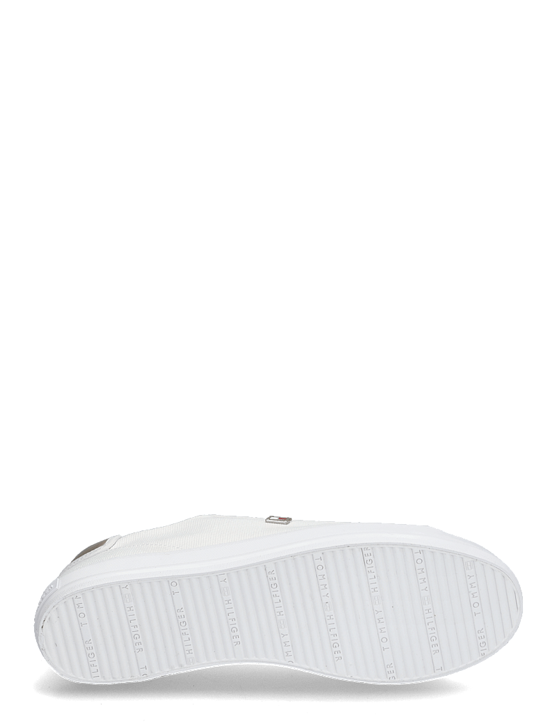Tommy Hilfiger - VULC CANVAS LACE UP SNEAKER - konfirmation - white - 4