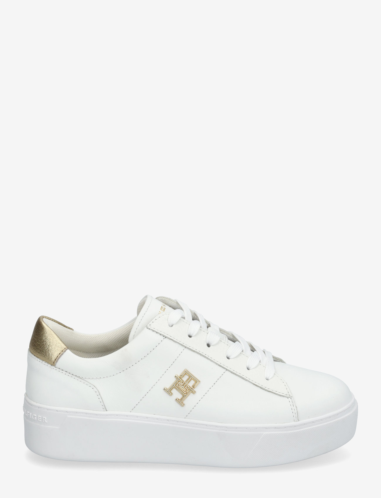 Tommy Hilfiger - PLATFORM COURT SNEAKER METALLICS - ferming - white - 1