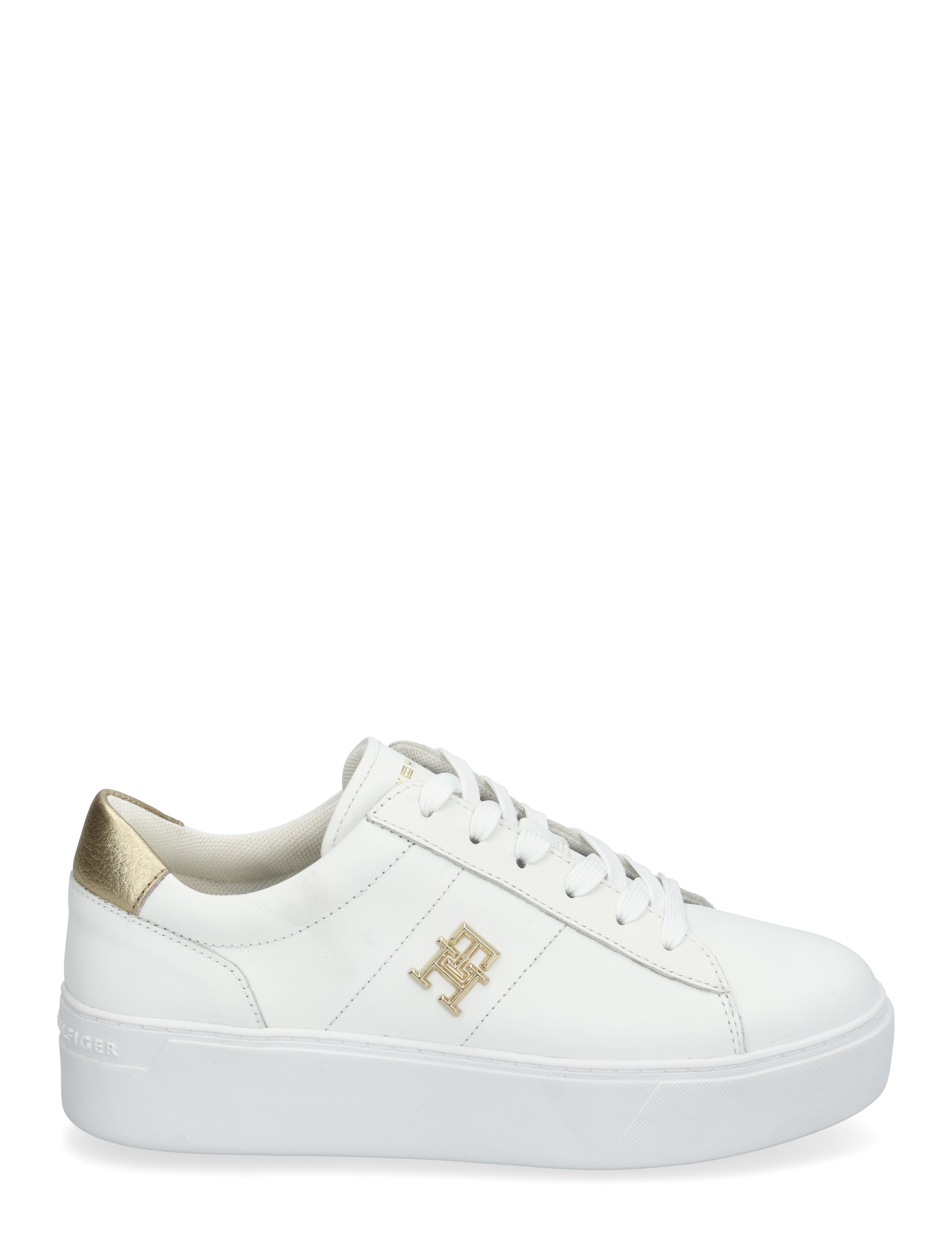 Tommy Hilfiger - PLATFORM COURT SNEAKER METALLICS - white - 1