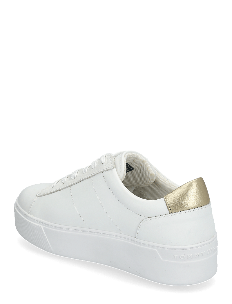 Tommy Hilfiger - PLATFORM COURT SNEAKER METALLICS - ferming - white - 2
