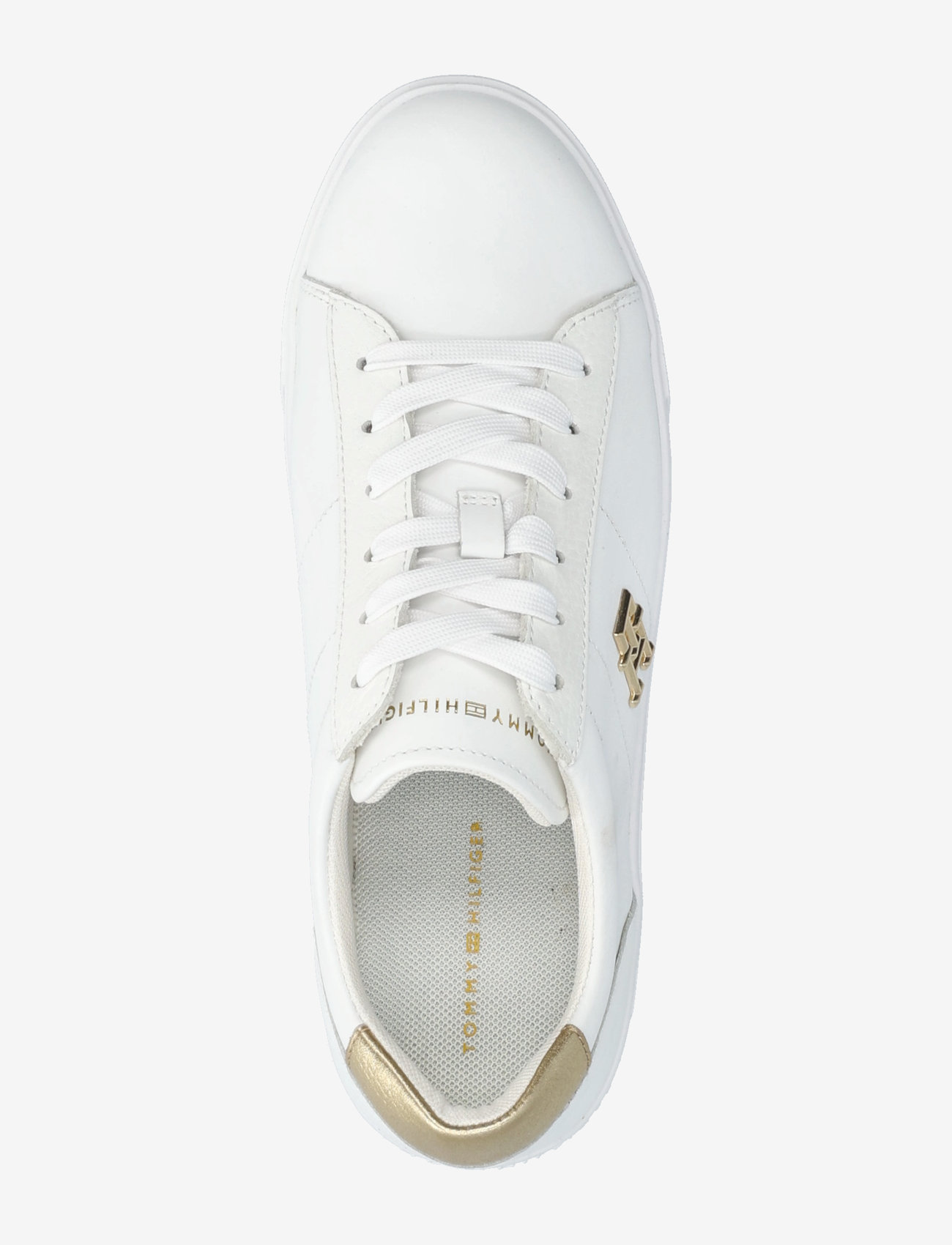 Tommy Hilfiger - PLATFORM COURT SNEAKER METALLICS - ferming - white - 3