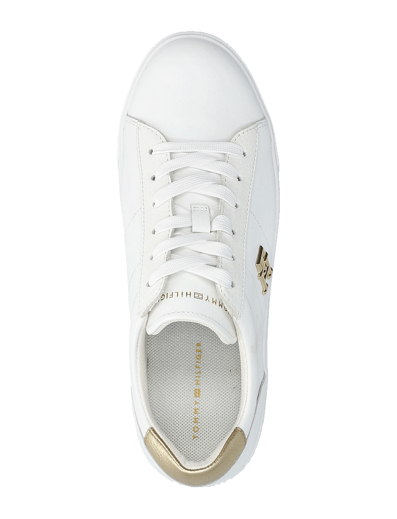 Tommy Hilfiger - PLATFORM COURT SNEAKER METALLICS - ferming - white - 3